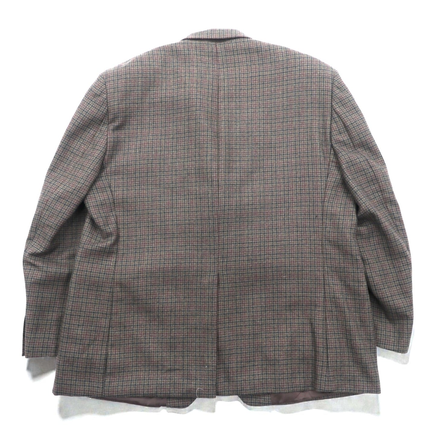 LAUREN RALPH LAUREN 2B テーラードジャケット ブレザー XL ブラウン ウール チェック