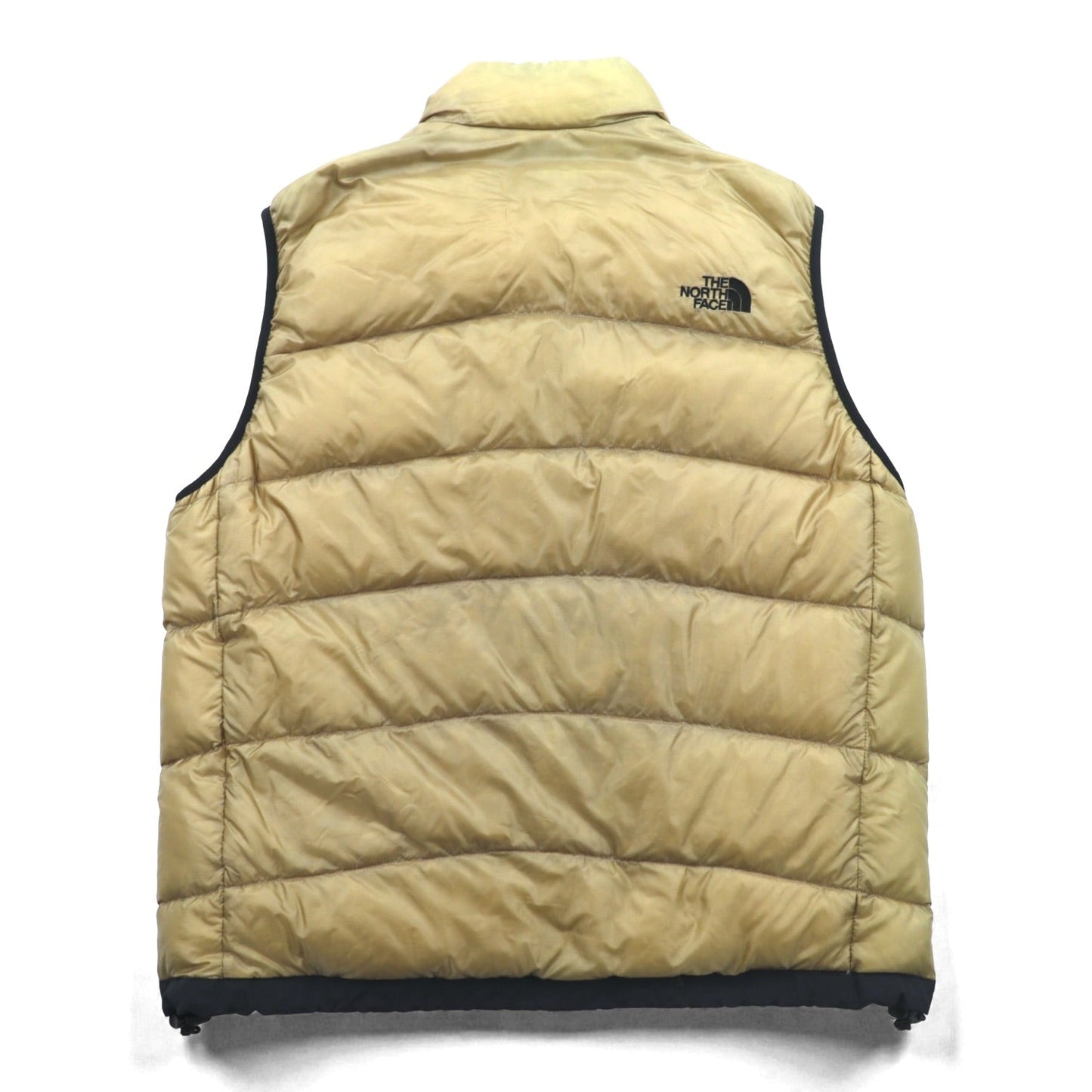 THE NORTH FACE アコンカグア Aconcagua Vest ダウンベスト L ベージュ ナイロン SUMMIT SERIES ND13300