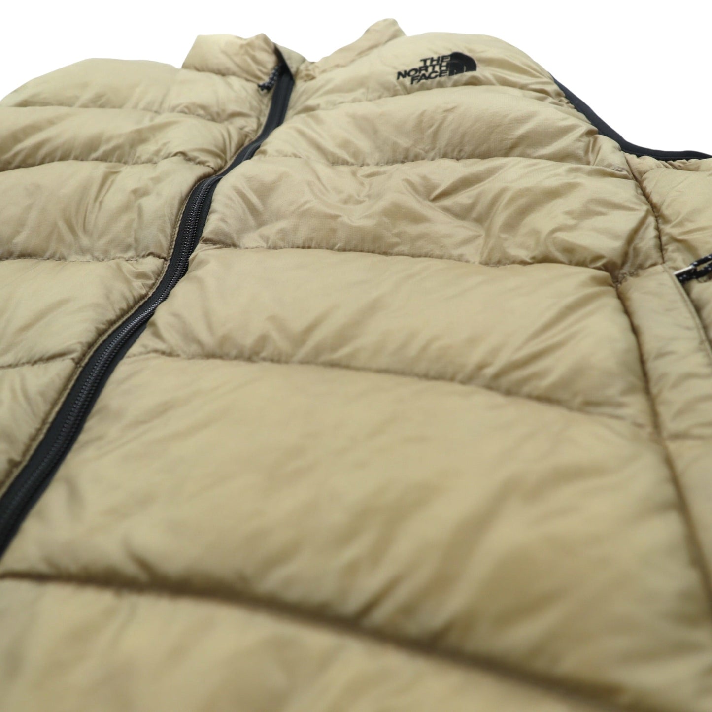 THE NORTH FACE アコンカグア Aconcagua Vest ダウンベスト L ベージュ ナイロン SUMMIT SERIES ND13300