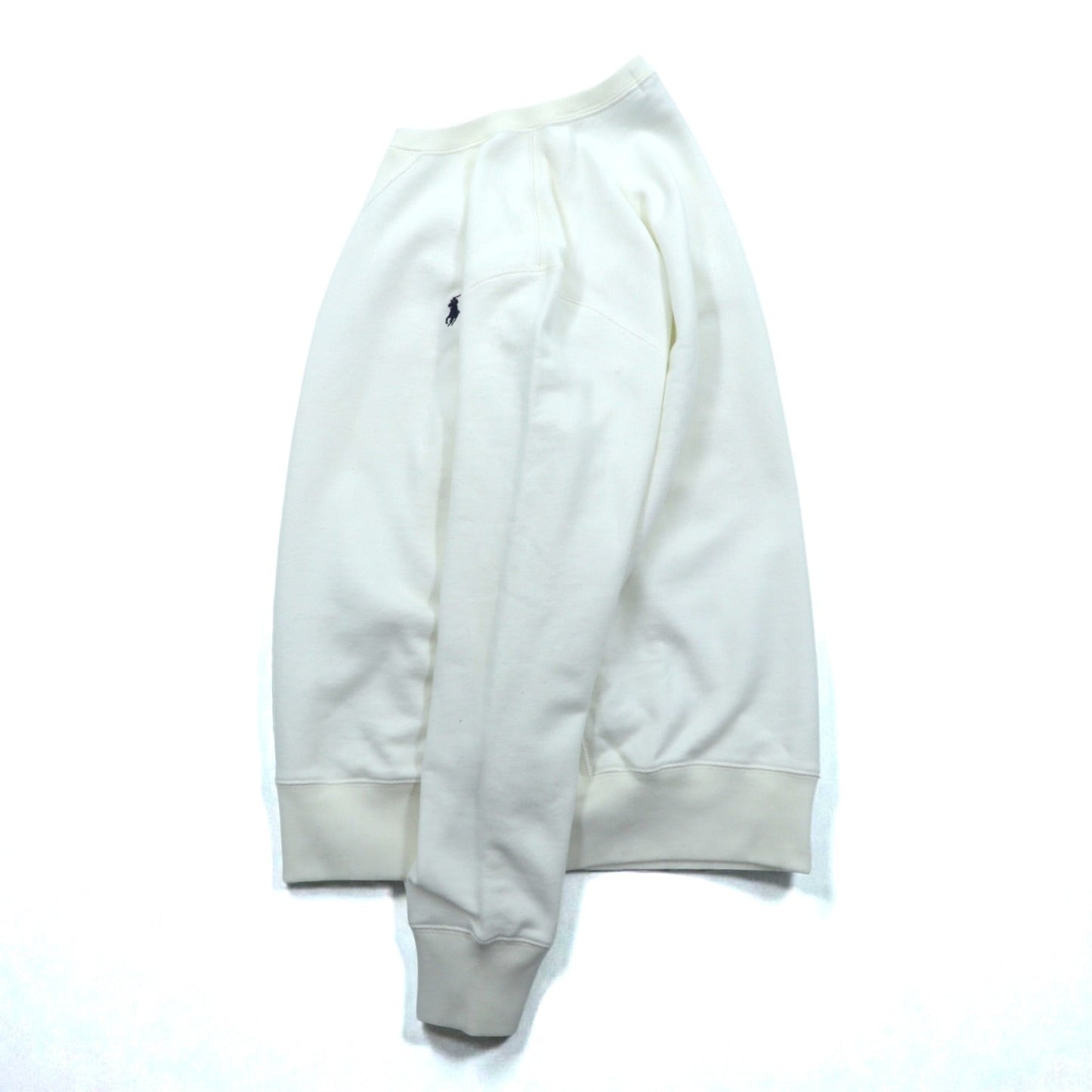 Polo Ralph Lauren 90年代 前V リバースウィーブ スウェット トレーナー L ホワイト スモールポニー刺繍