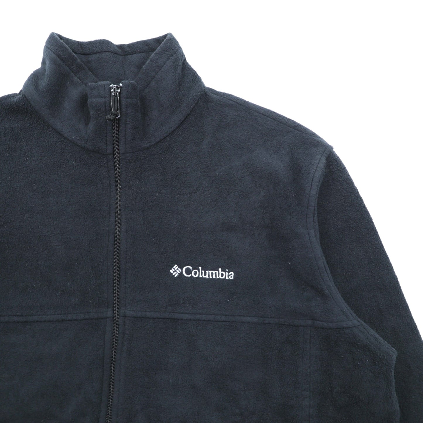 Columbia フリースジャケット XL ブラック ドローコード フルジップ MOUNTAIN FLEECE FULL ZIP JACKET XM6084