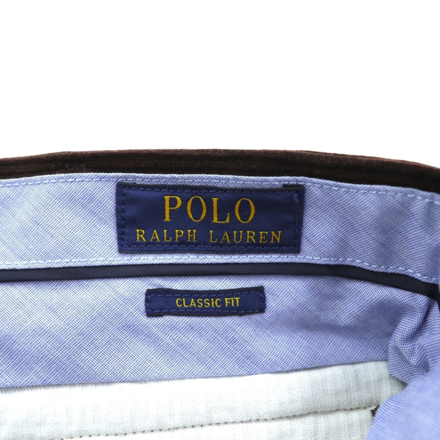 Polo Ralph Lauren コーデュロイ チノパンツ CLASSIC FIT スラックス L ブラウン 刺繍 アニマル 総柄 ハンティング