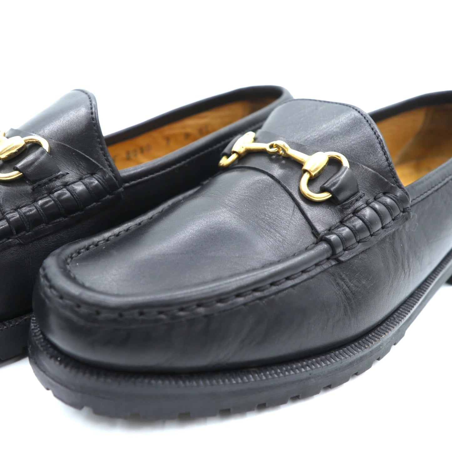 Cole Haan COUNTRY イタリア製 ホースビット ローファー 24cm ブラック レザー 本革 ラグソール F8030