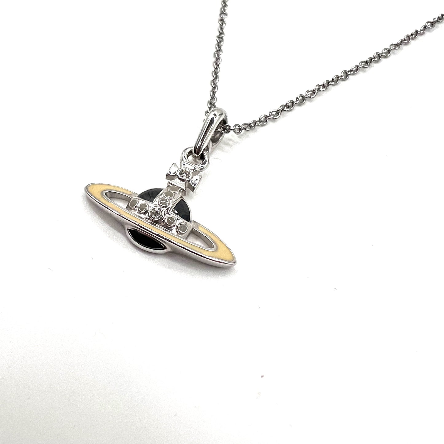 Vivienne Westwood オーブ シルバー チェーン ネックレス メタル