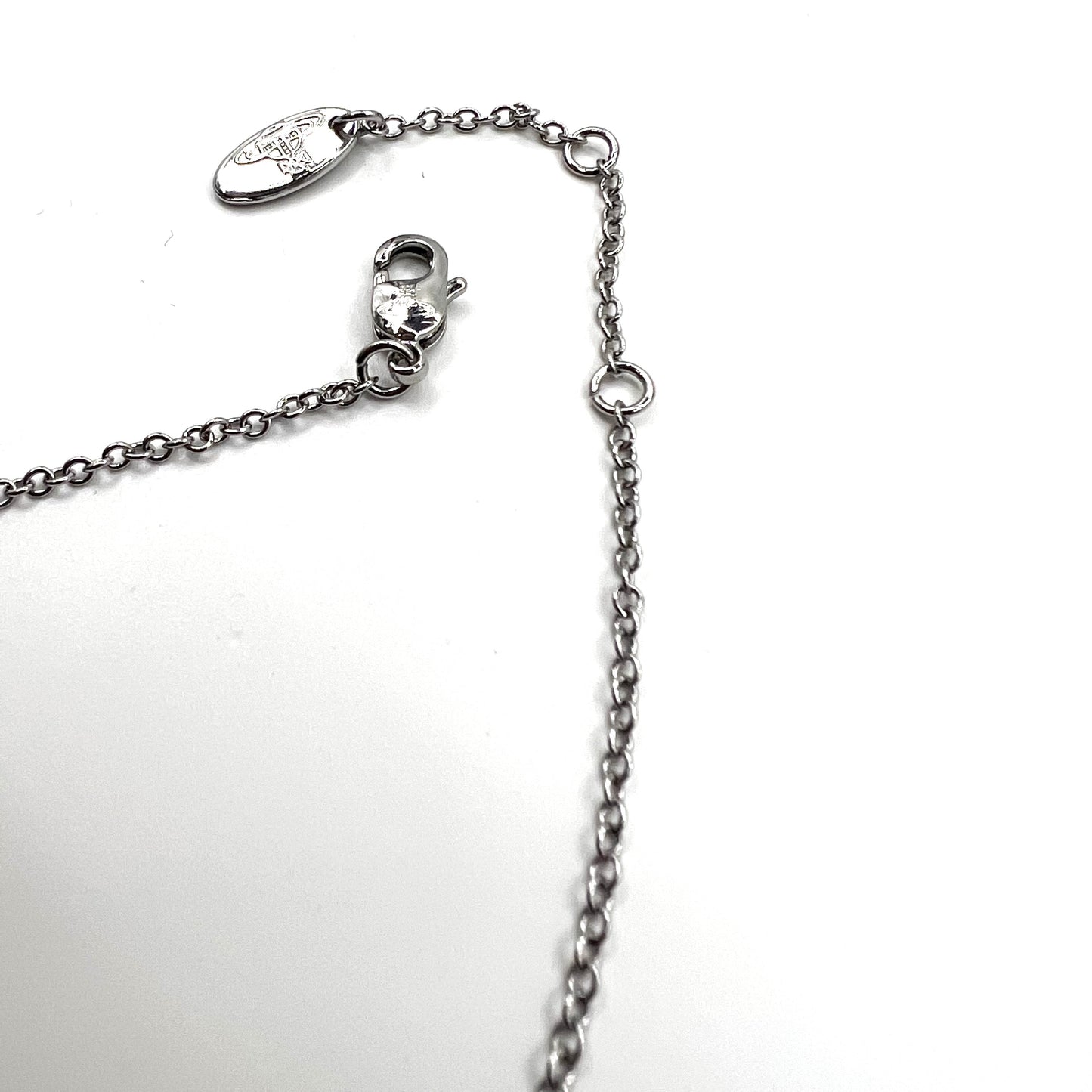 Vivienne Westwood オーブ シルバー チェーン ネックレス メタル
