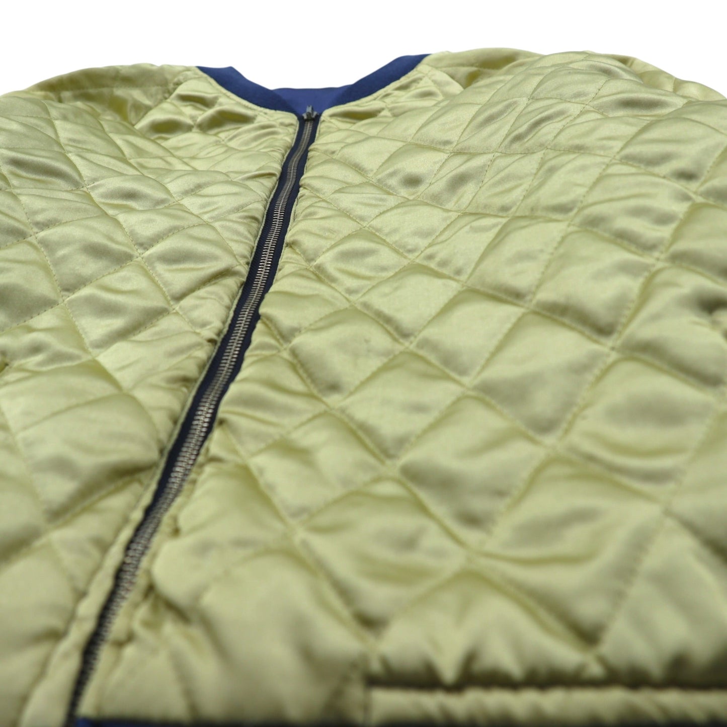TEDMAN 90年代 TSK-013 第13作目 リバーシブル スカジャン L ブルー ナイロン TED COMPANY 虎 飛行機 US AIRBORNE 刺繍