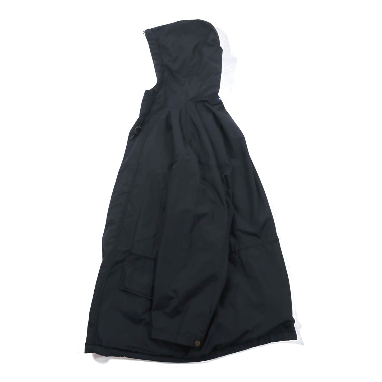 NAUTICA 90年代 N-3B Thermolite ACTIVE 中綿 フライトジャケット M ブラック ナイロン ドローコード ラビットパーカー
