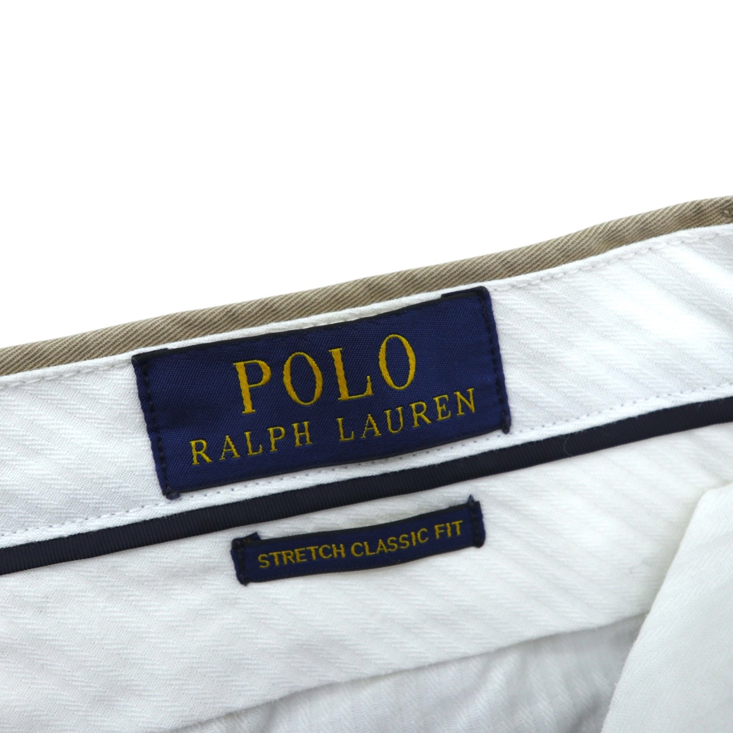 Polo Ralph Lauren ポロチノ ストレッチ クラシックフィット チノパンツ ワークパンツ M ベージュ コットン