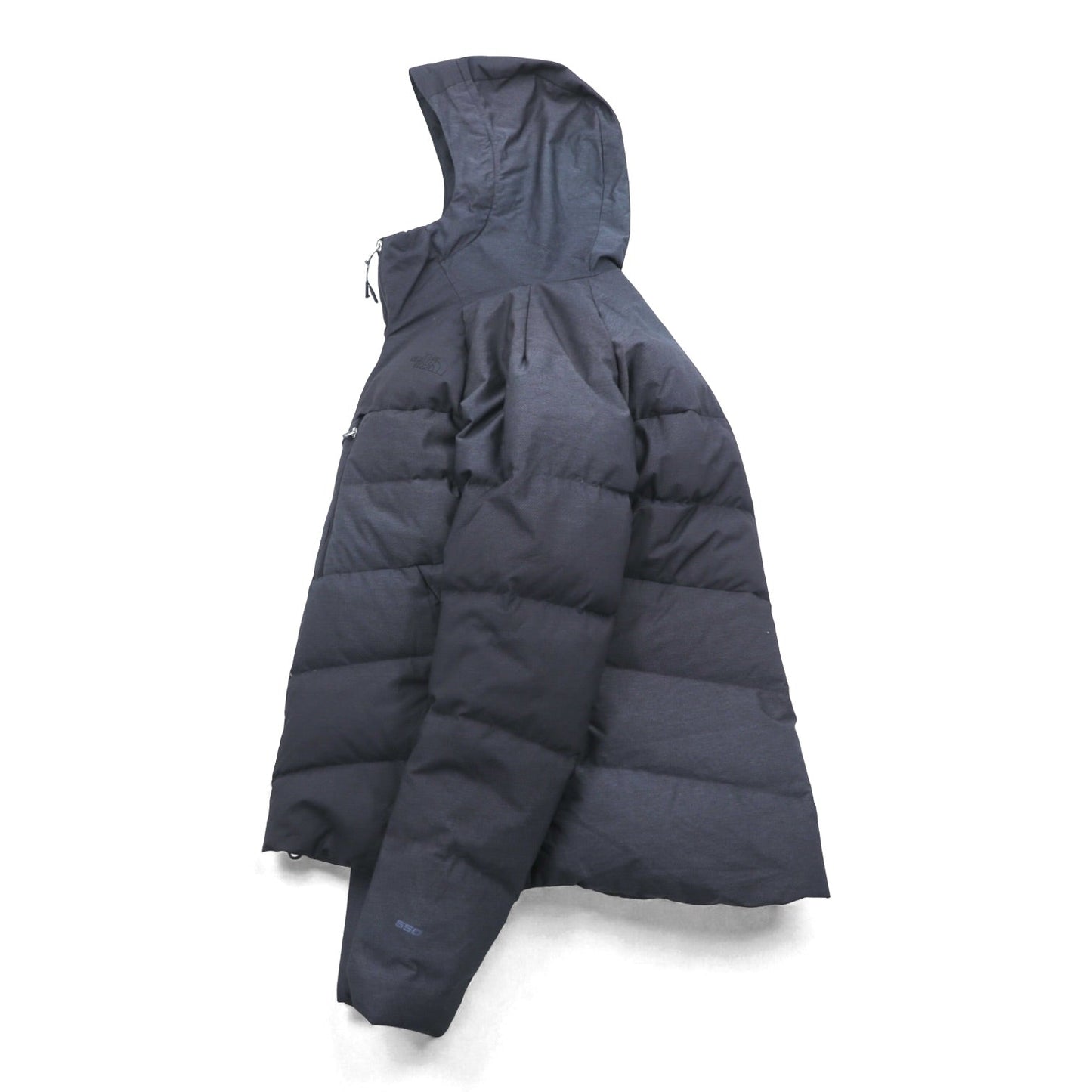 THE NORTH FACE 550フィルパワー グース ダウンジャケット L グレー 防水 DryVent ナイロン ドローコード Heavenly Down Jacket NF0A3KQZ