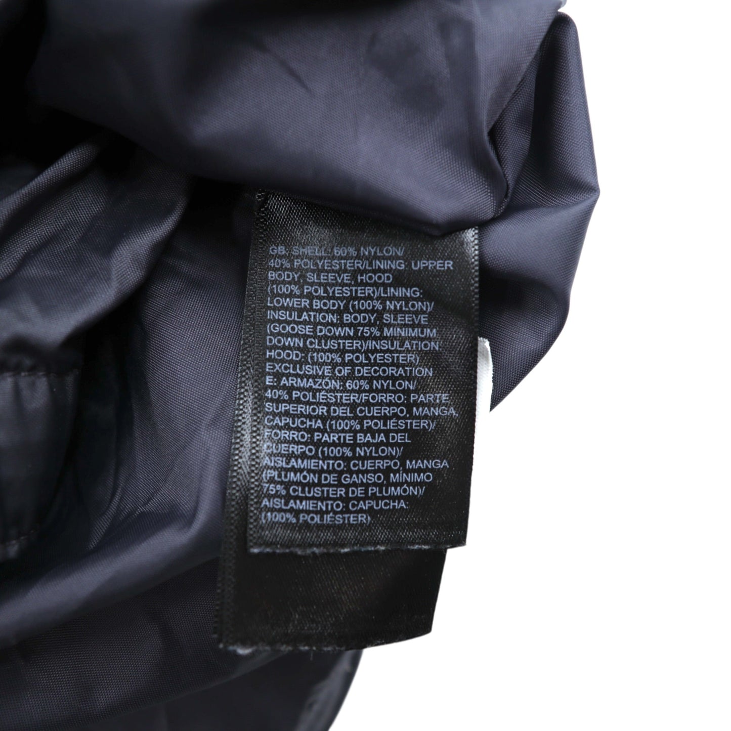 THE NORTH FACE 550フィルパワー グース ダウンジャケット L グレー 防水 DryVent ナイロン ドローコード Heavenly Down Jacket NF0A3KQZ