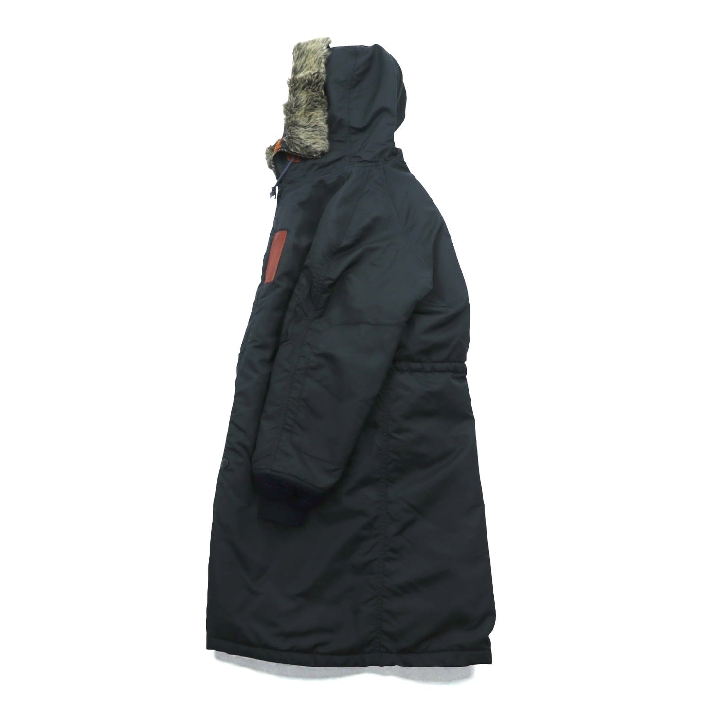 MONSIEUR NICOLE 90年代 日本製 ヴィンテージ N-3B フライトジャケット ロングコート XL ナイロン 中綿 ドローコード NICOLE CLUB WORKERS