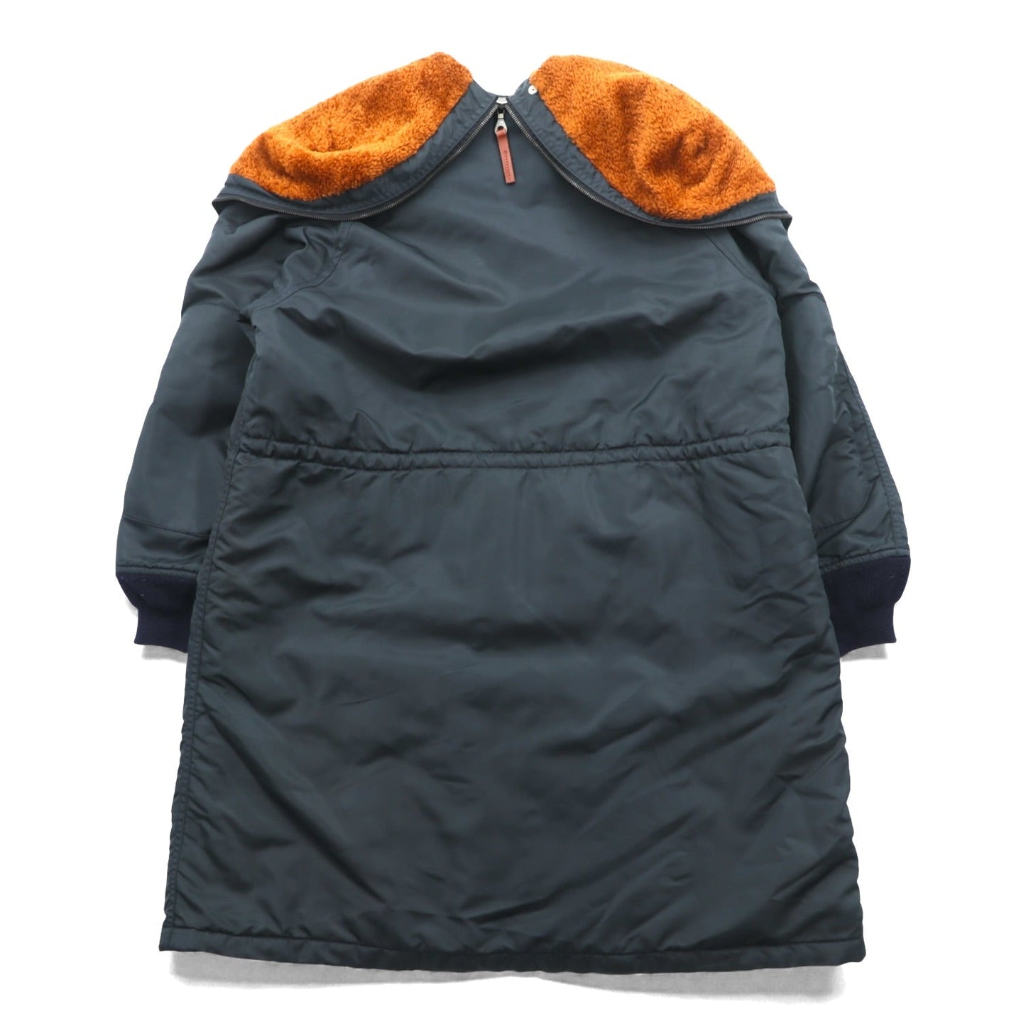 MONSIEUR NICOLE 90年代 日本製 ヴィンテージ N-3B フライトジャケット ロングコート XL ナイロン 中綿 ドローコード NICOLE CLUB WORKERS
