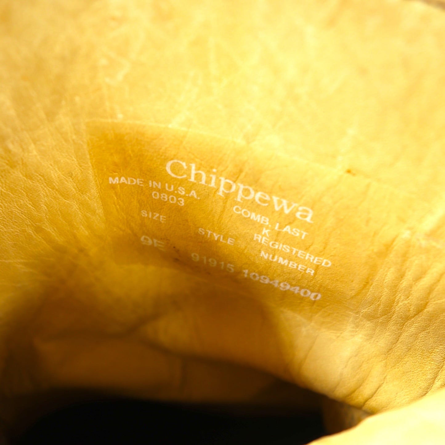 CHIPPEWA USA製 SNAKE BOOTS エンジニアブーツ 27cm レザー 本革 91915 コーデュラナイロン切替 Vibramソール
