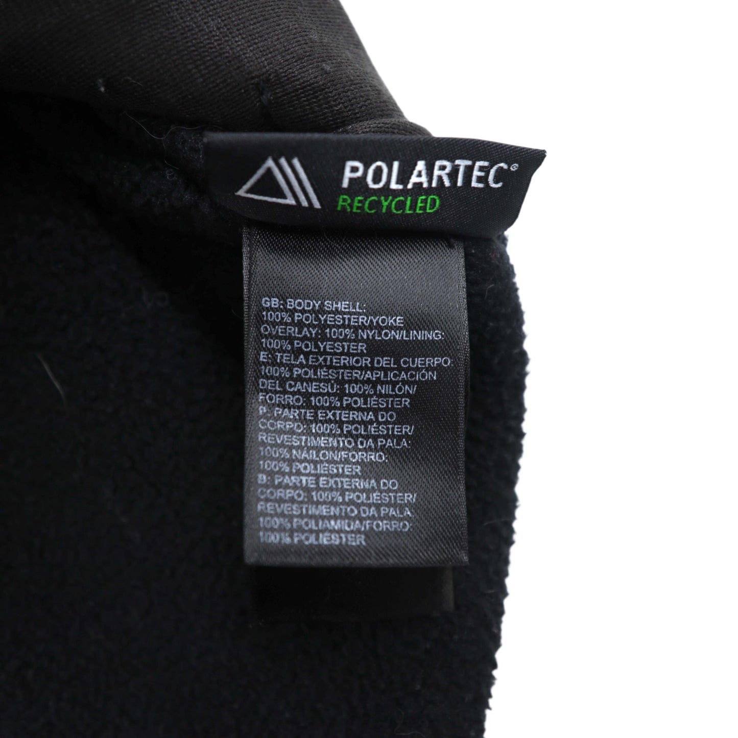 THE NORTH FACE ポーラテック POLARTEC デナリ フリースジャケット フルジップ L ブラック ナイロン切替 ドローコード