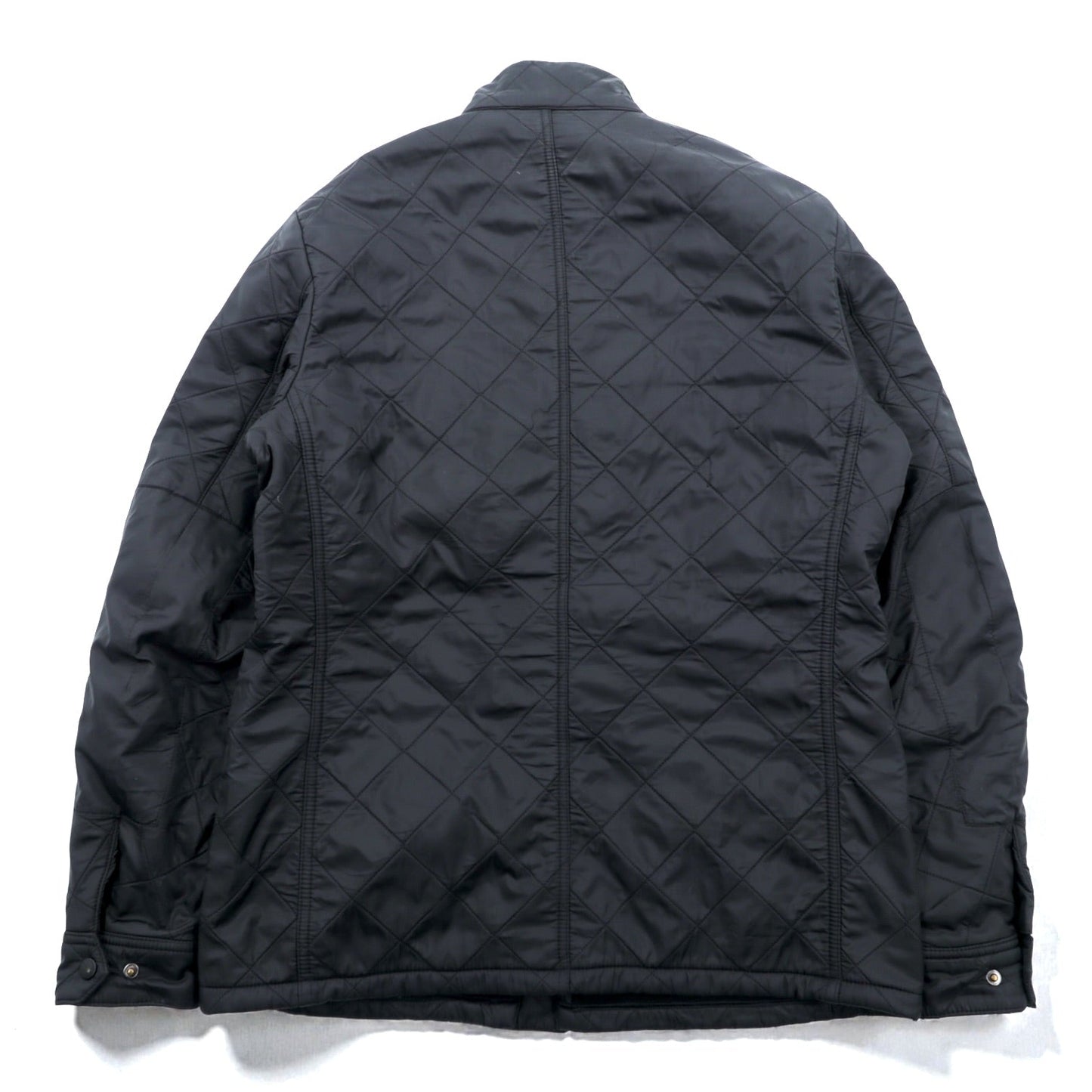 Barbour INTERNATIONAL インターナショナル モーターサイクルジャケット L ブラック キルティング ARIEL POLARQUILT MQU0365BK91