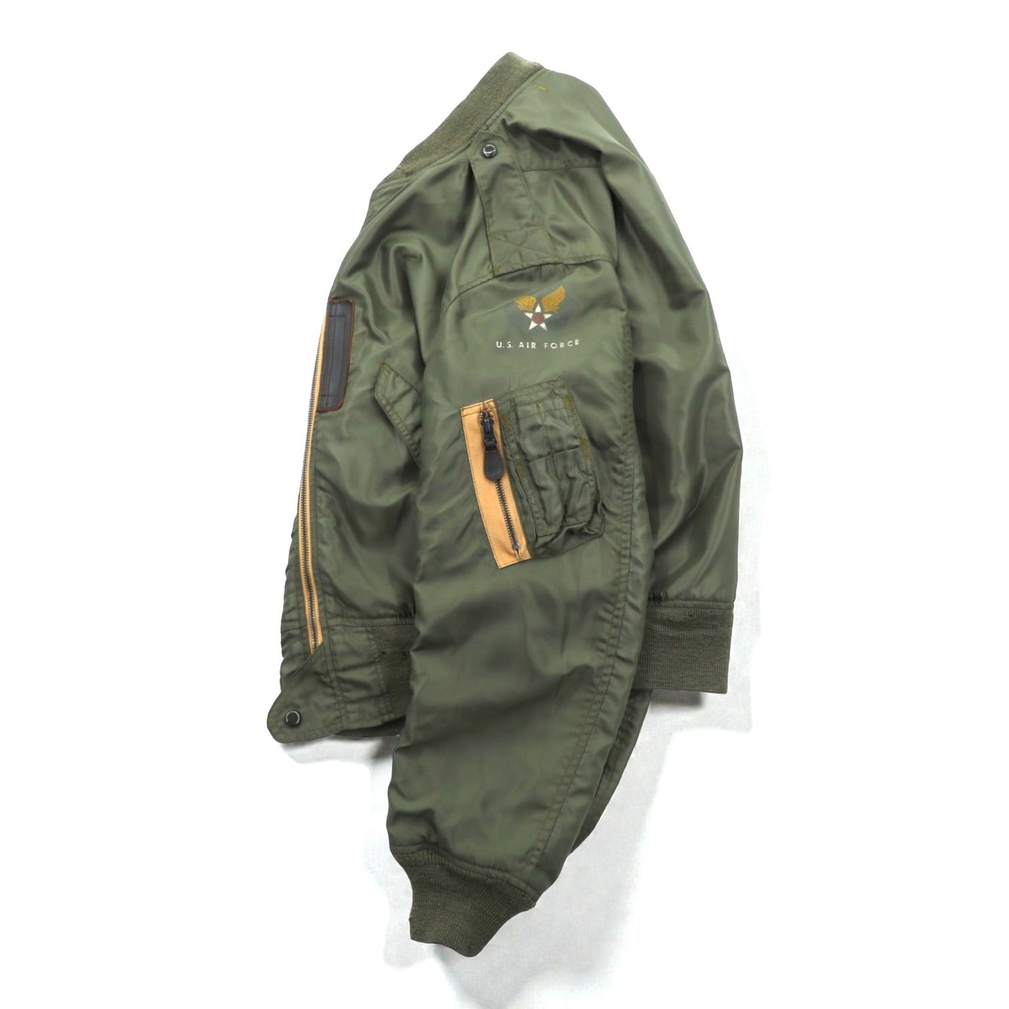 THE REAL McCOY'S L-2 フライトジャケット L ナイロン USAF CONMARジップ AMERICAN PAD & TEXTILE CO レプリカ 50年代 復刻 MIL-J-5391