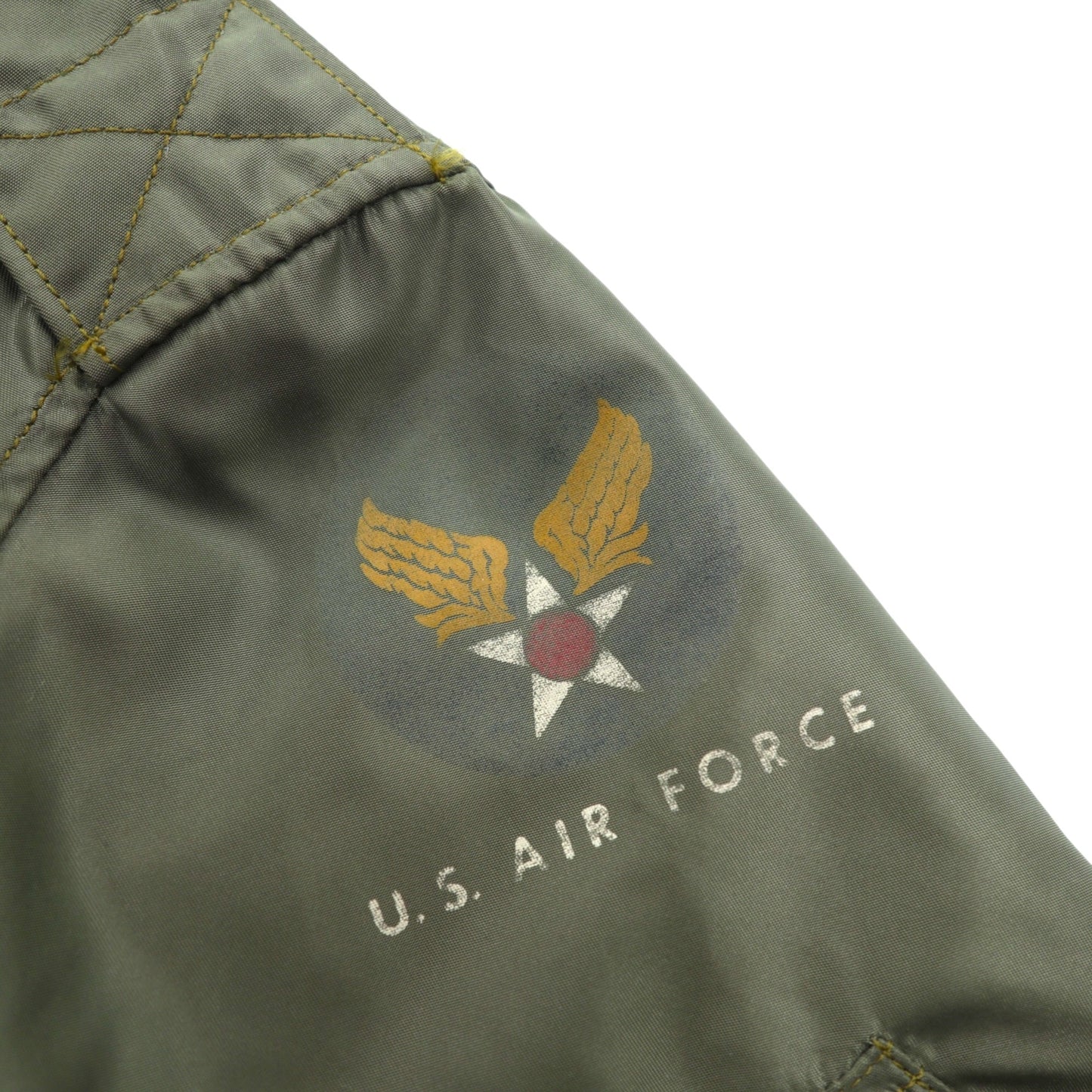 THE REAL McCOY'S L-2 フライトジャケット L ナイロン USAF CONMARジップ AMERICAN PAD & TEXTILE CO レプリカ 50年代 復刻 MIL-J-5391