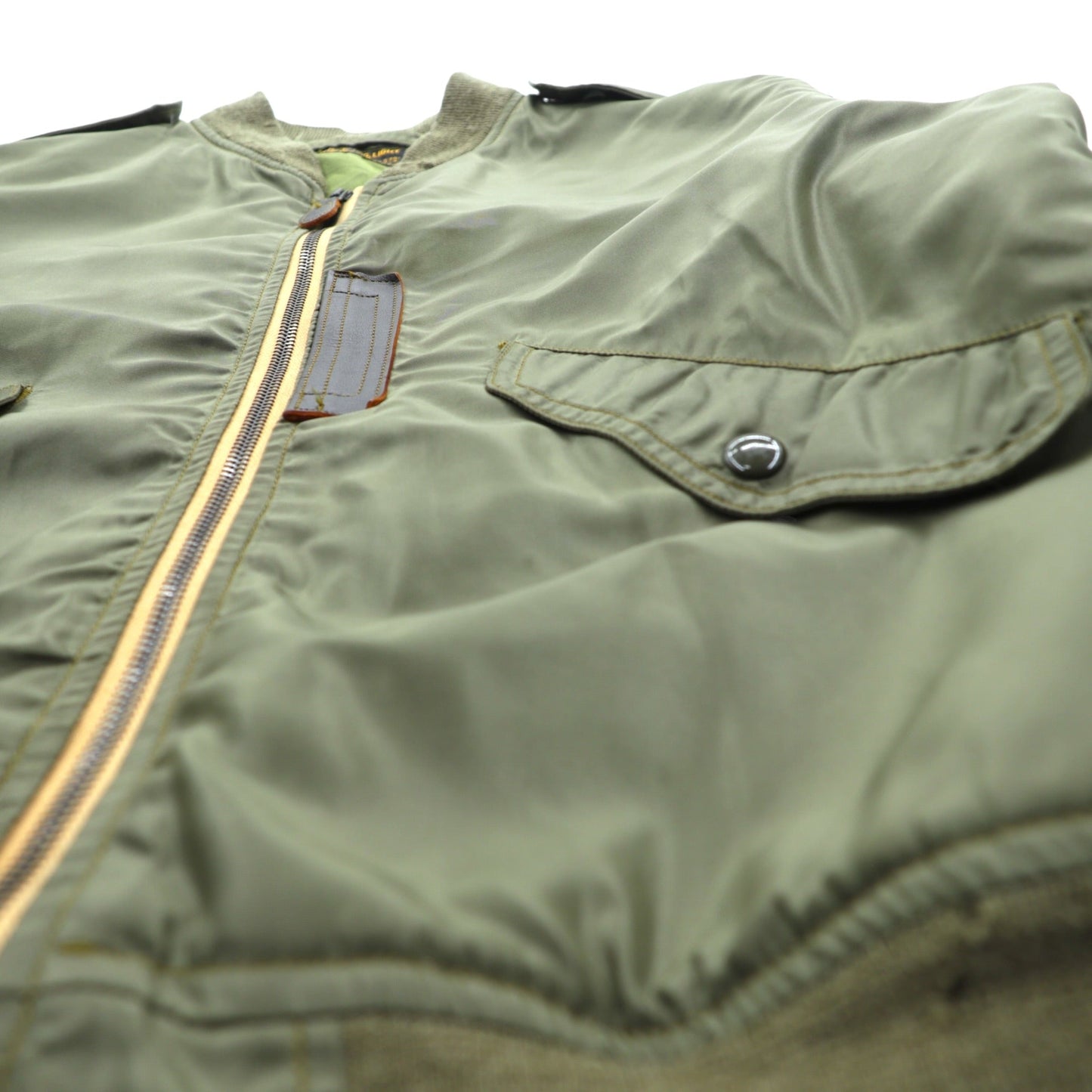 THE REAL McCOY'S L-2 フライトジャケット L ナイロン USAF CONMARジップ AMERICAN PAD & TEXTILE CO レプリカ 50年代 復刻 MIL-J-5391
