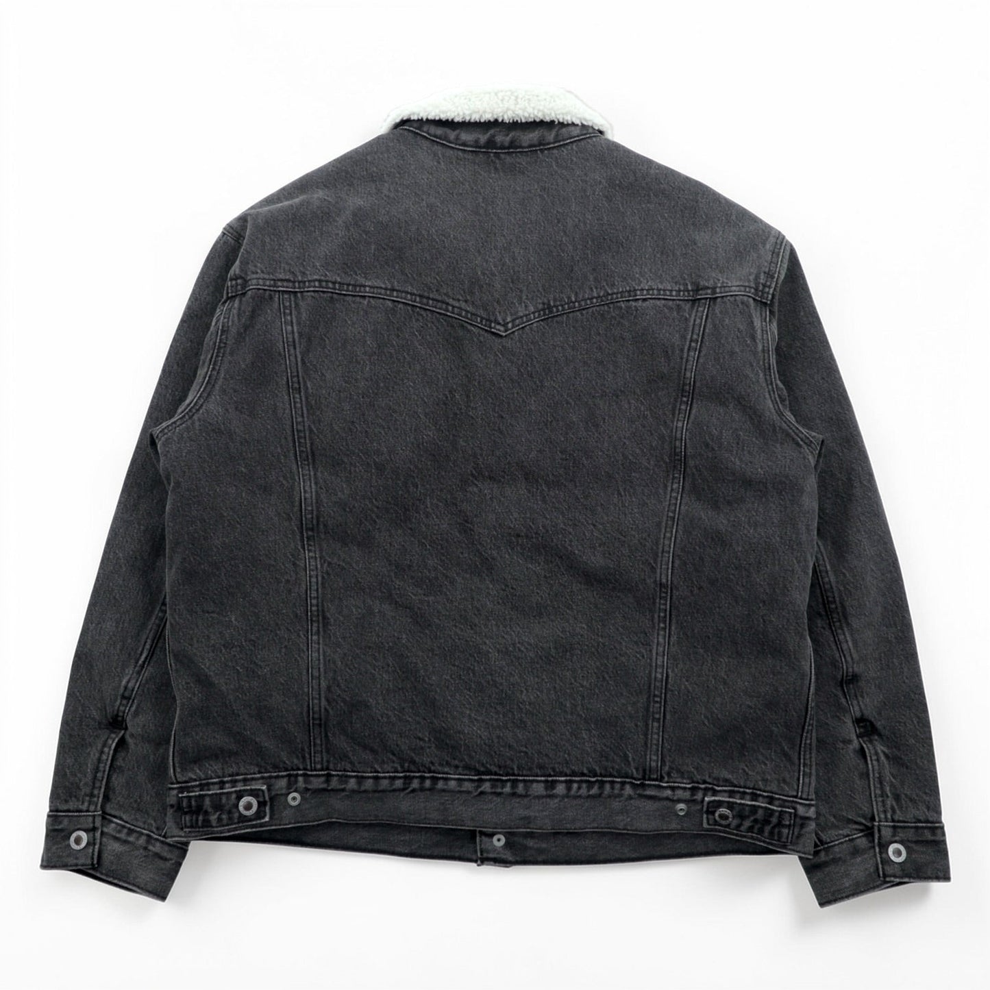Levi's シェルパ トラッカージャケット 裏ボア デニムジャケット Gジャン M ビッグサイズ Silver Tab シルバータブ A3180-0005