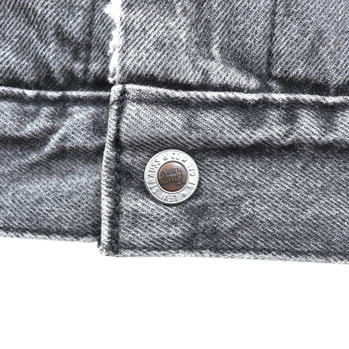 Levi's シェルパ トラッカージャケット 裏ボア デニムジャケット Gジャン M ビッグサイズ Silver Tab シルバータブ A3180-0005