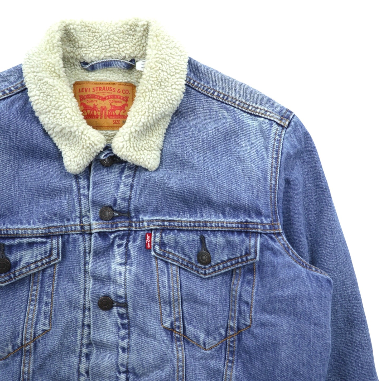 Levi's シェルパ トラッカージャケット 裏ボア デニムジャケット M インディゴ Gジャン