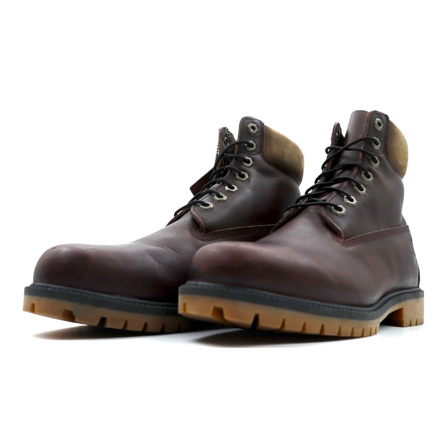 Timberland 6インチ プレミアム ブーツ レースアップブーツ 27.5cm ダークブラウン ReBOTL 防水 A9898