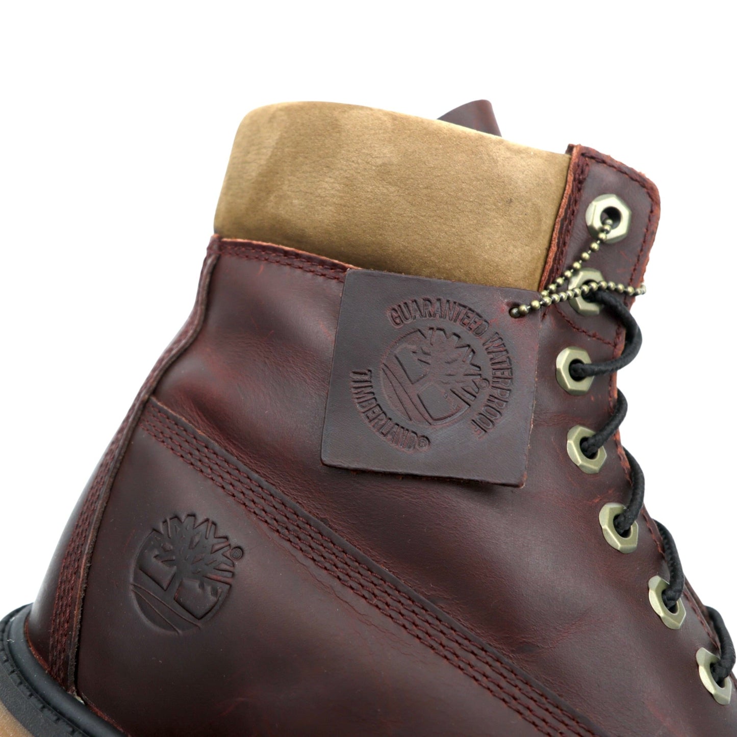 Timberland 6インチ プレミアム ブーツ レースアップブーツ 27.5cm ダークブラウン ReBOTL 防水 A9898