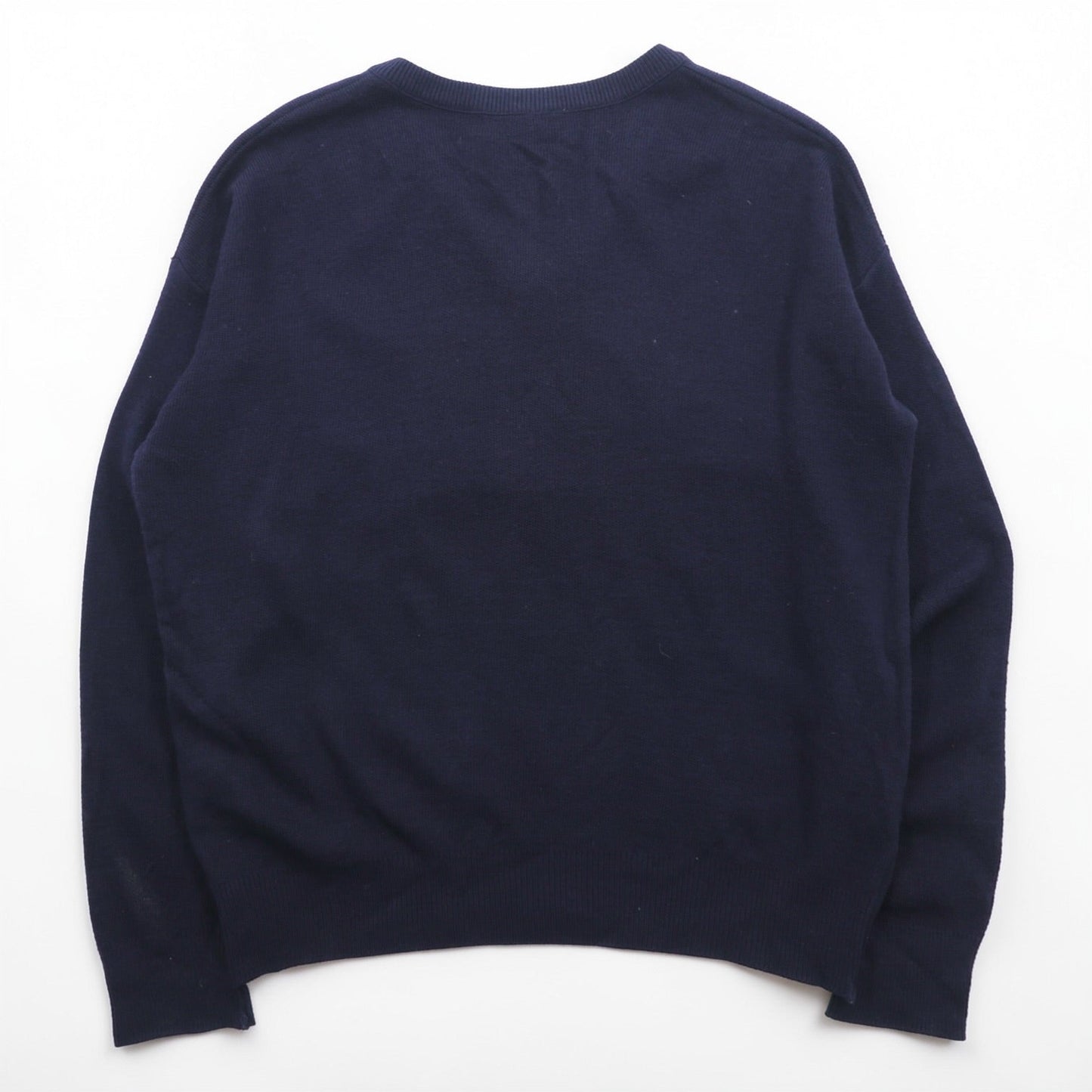 CHEMISE LACOSTE 80年代 フランス製 ヴィンテージ Vネック ニット セーター L フレンチラコステ