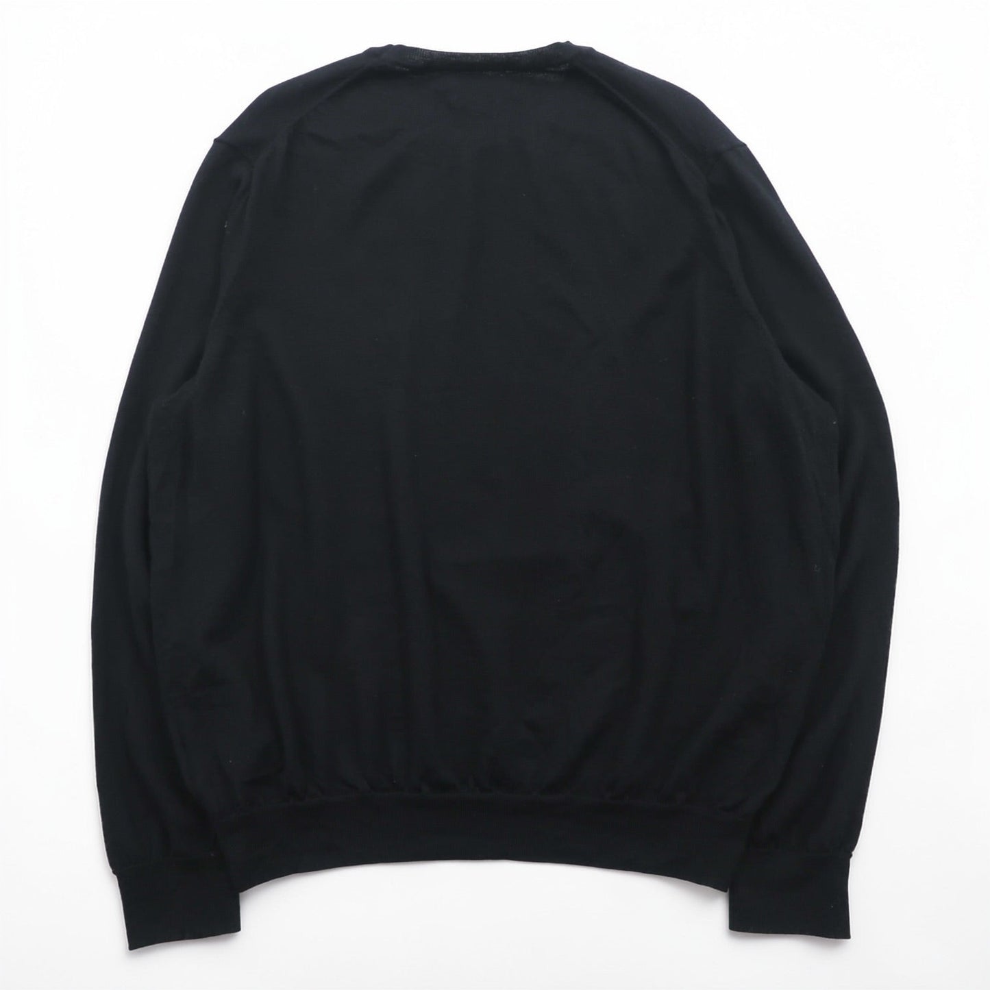 Polo Ralph Lauren メリノウール ニット セーター 2XL ブラック WASHABLE MERINO WOOL スモールポニー ロゴ 刺繍