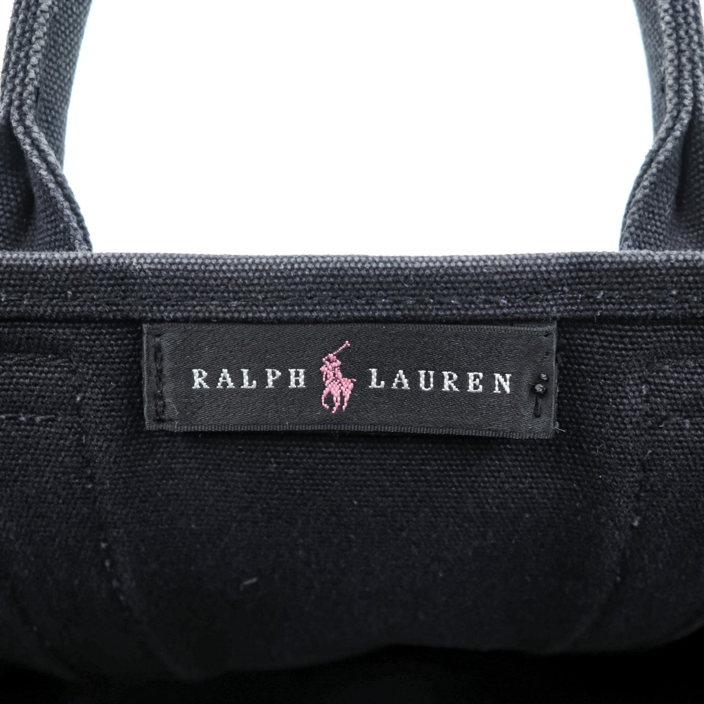 Ralph Lauren キャンバス トートバッグ ビッグポニー 刺繍 コットン