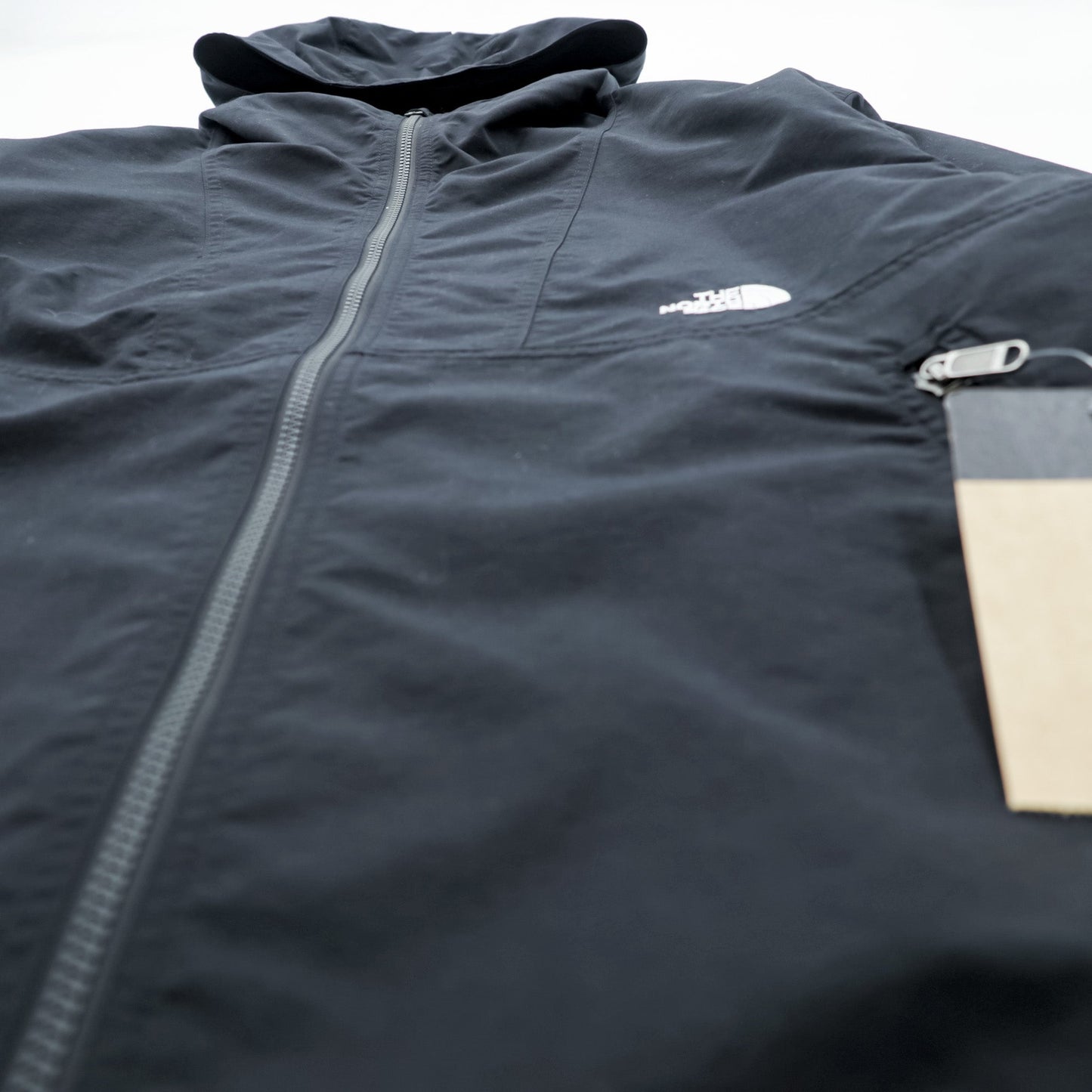 THE NORTH FACE コンパクトジャケット マウンテンパーカー L ブラック ナイロン 防水 シェル ドローコード NP72230 未使用品