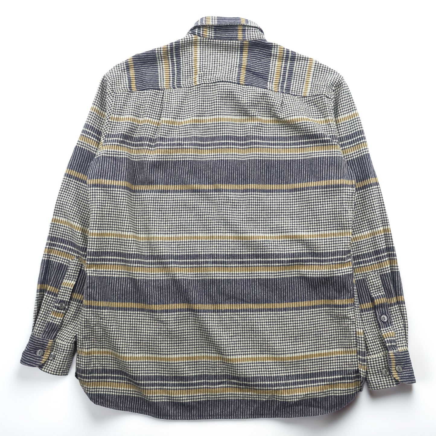 PENDLETON フランネルシャツ 長袖 ウールシャツ L チェック 千鳥格子 BUCKLEY 胸ポケット