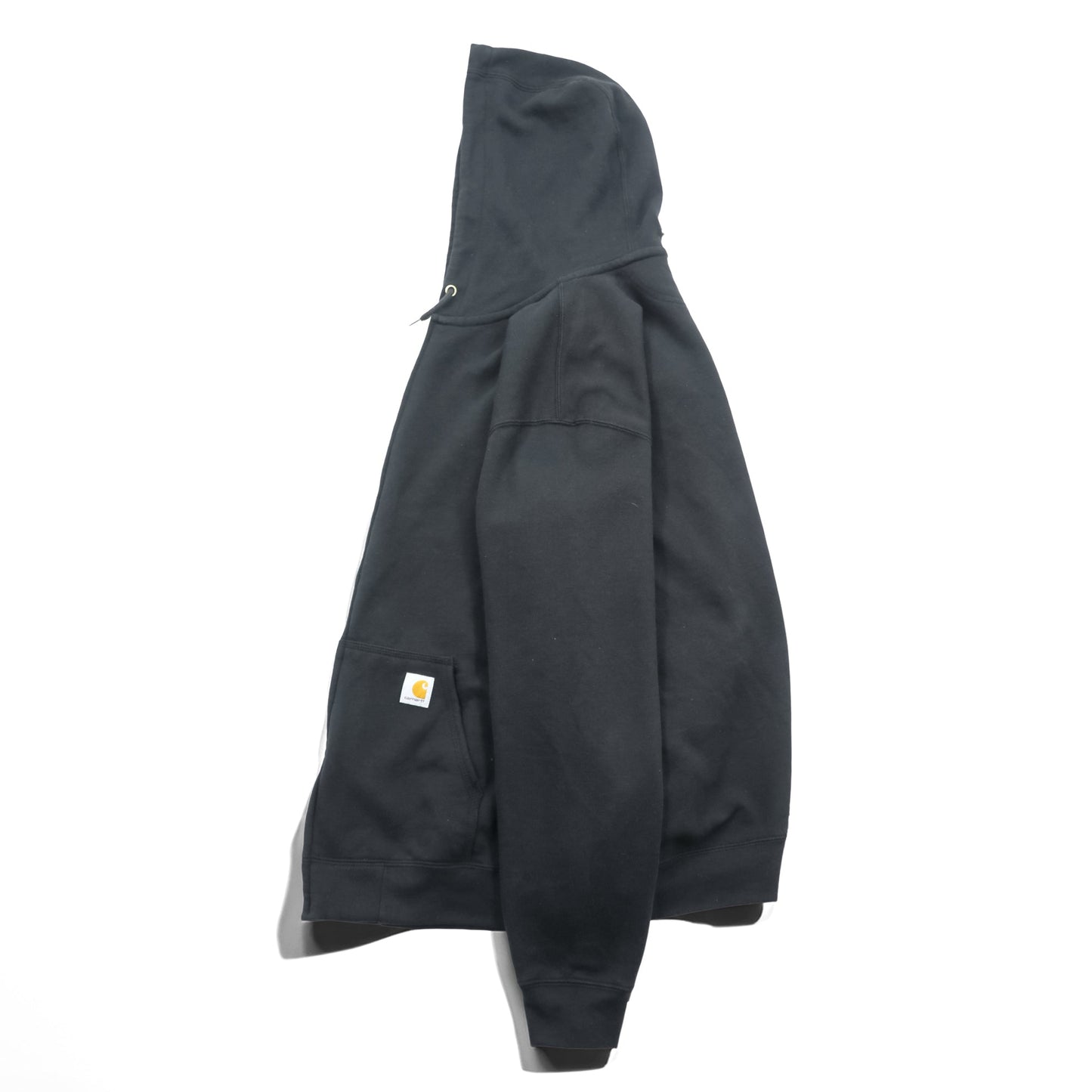 carhartt ミッドウェイト ジップパーカー XL ブラック フロントポケット LOOSE FIT K122