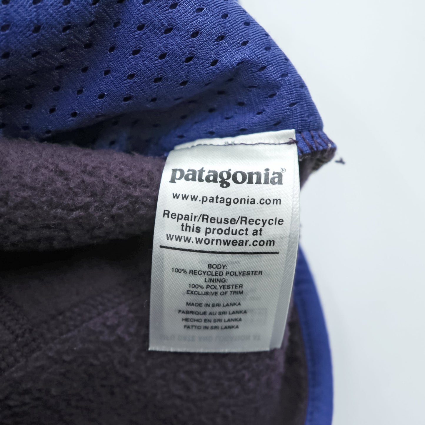 Patagonia レトロ パイル Retro Pile Fleece フリースジャケット XXS パープル フルジップ スタンドカラー 22801