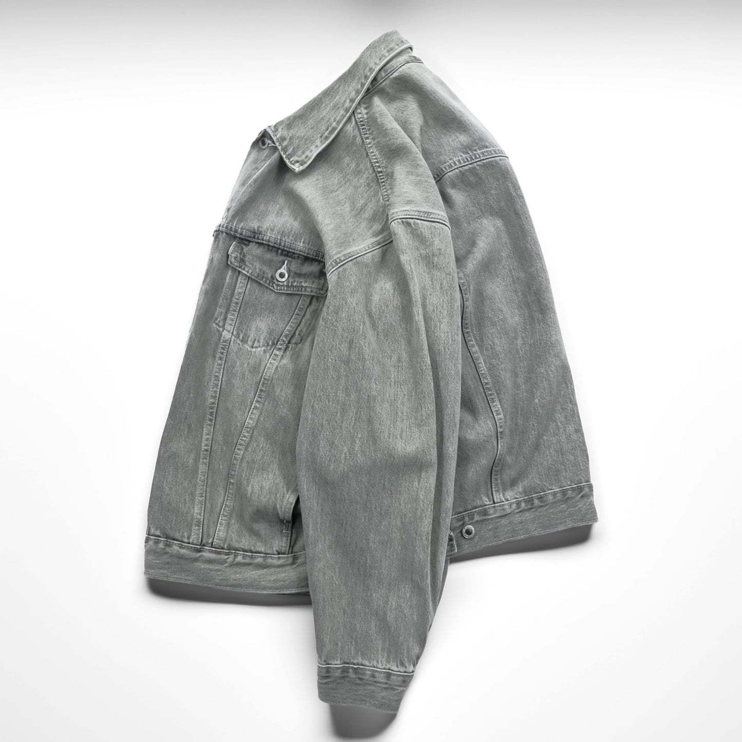 Levi's SILVER TAB デニム トラッカージャケット Gジャン XL グレー シルバータブ A3179