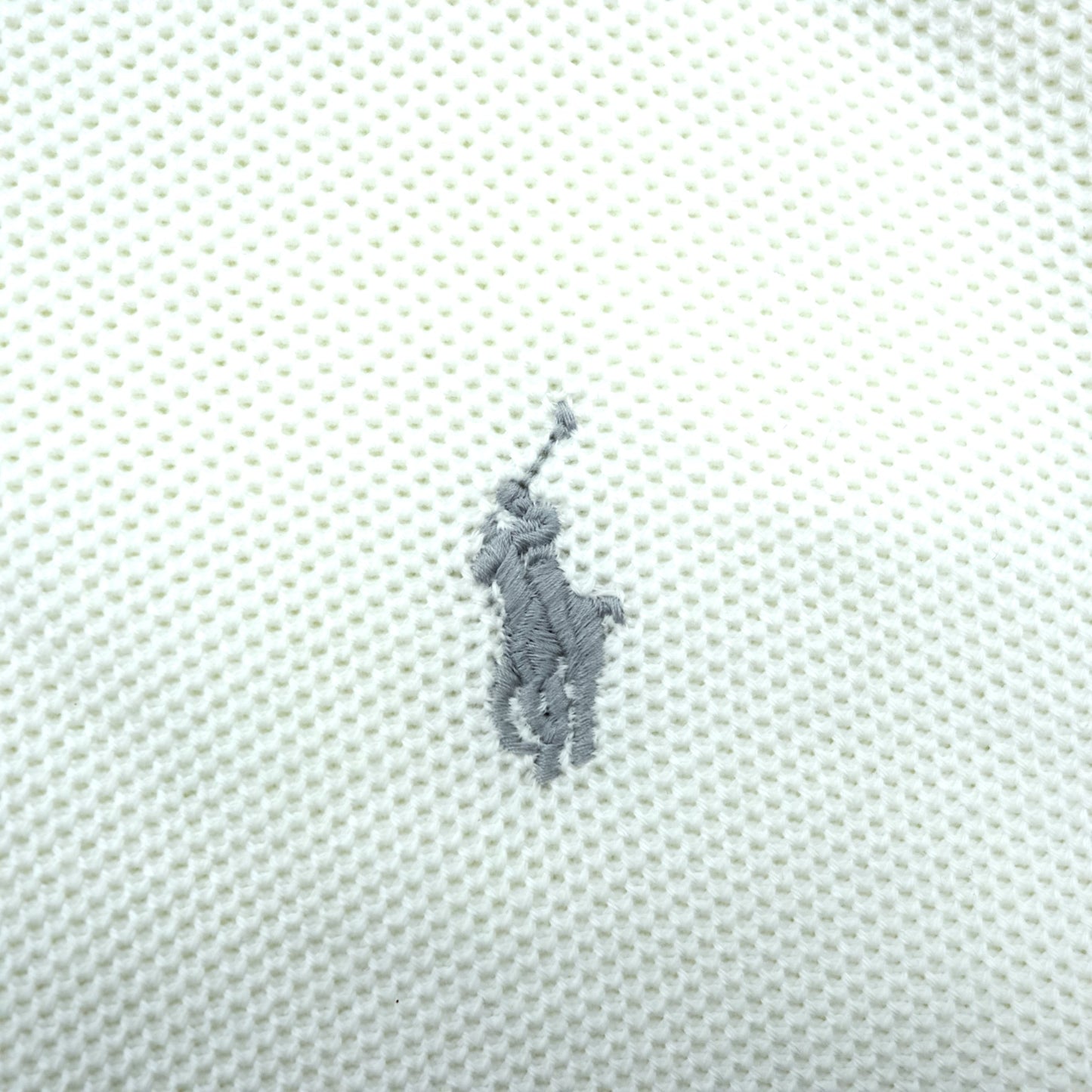 Polo Ralph Lauren ピマコットン メッシュ ニット セーター L ホワイト 未使用品