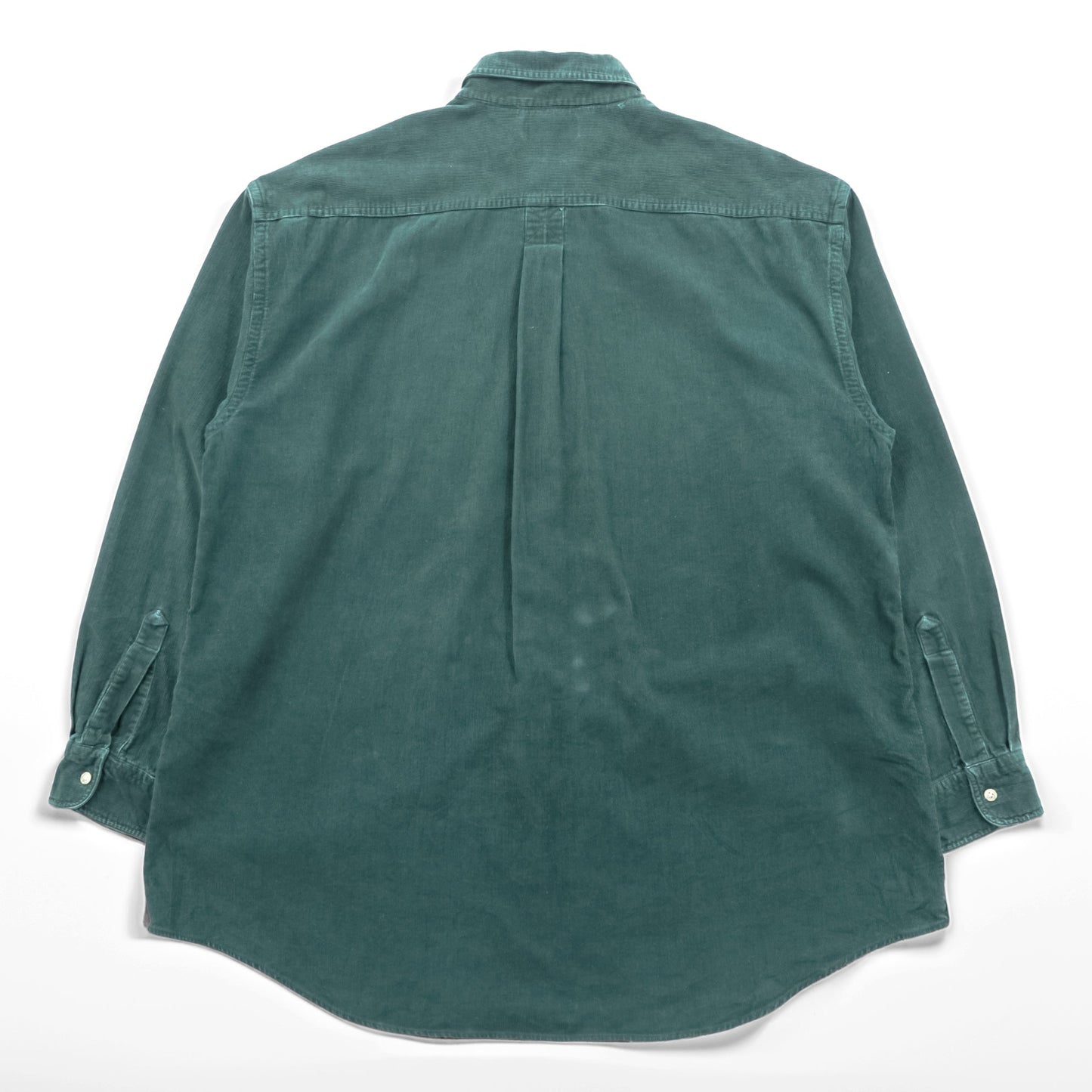 L.L.Bean 80年代 ヴィンテージ コーデュロイ ボタンダウンシャツ XL グリーン 胸ポケット