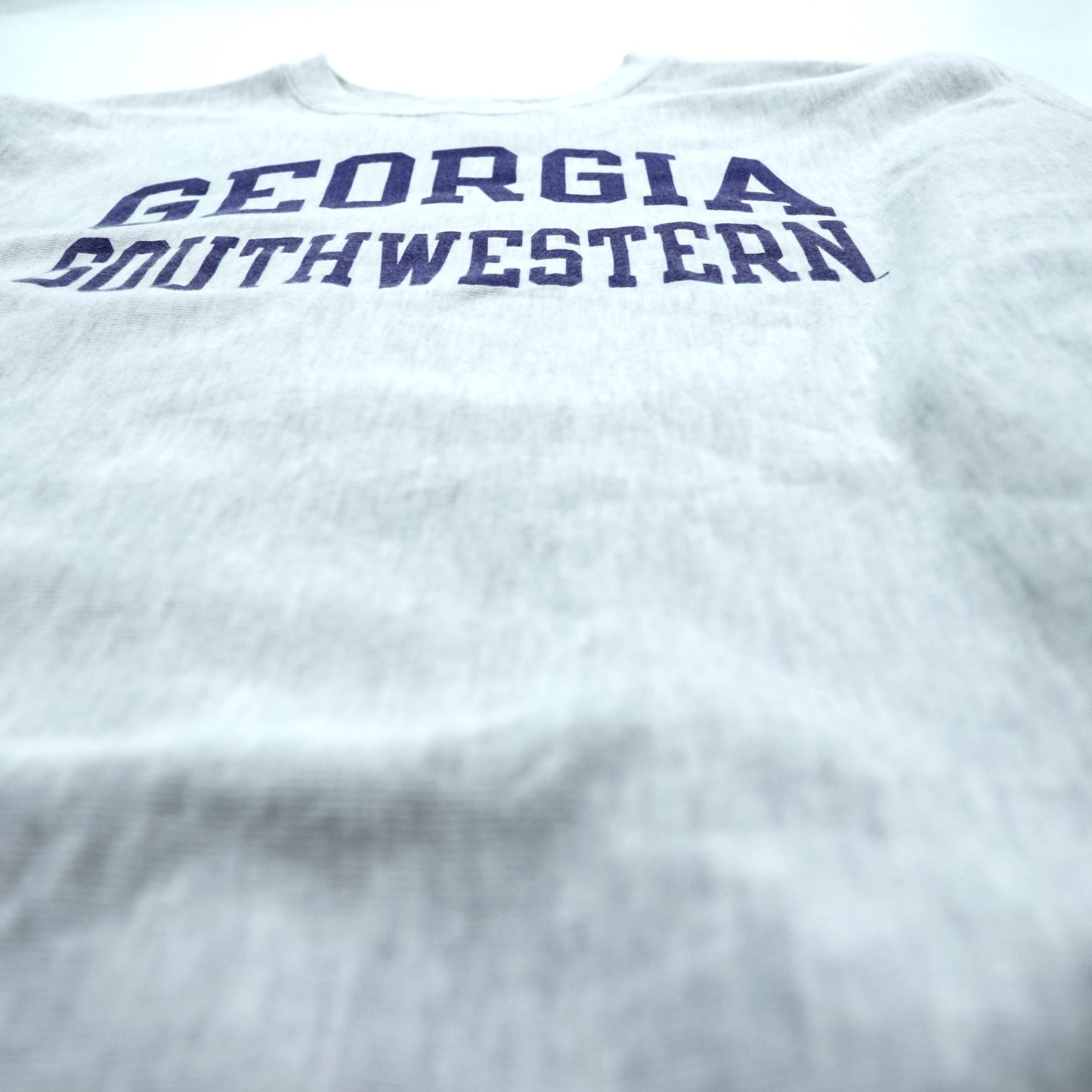 Champion リバースウィーブ REVERSE WEAVE カレッジ スウェット トレーナー XL グレー GEORGIA SOUTHWESTERN アーチロゴ 青単タグ 復刻