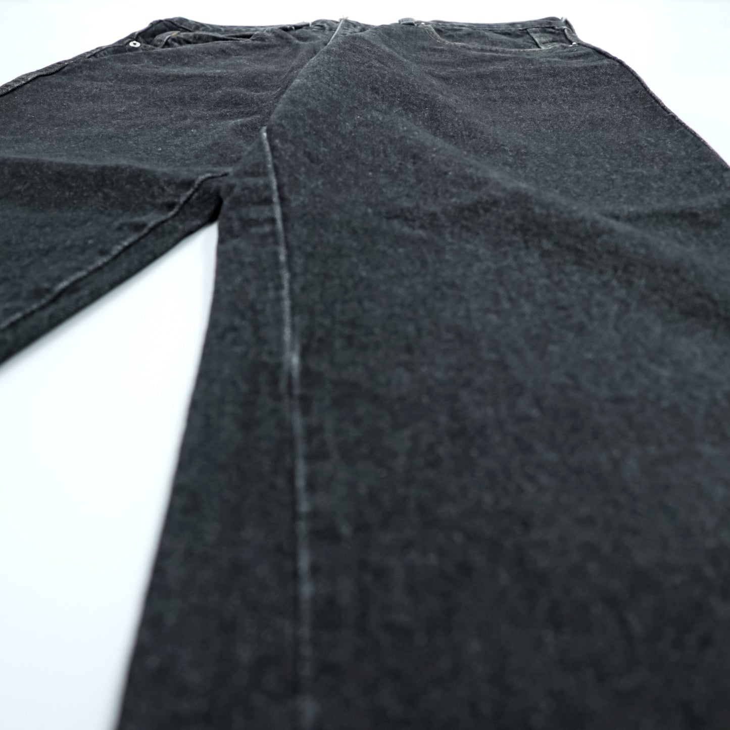 Levi's 90年代 日本製 ビッグE シルバータブ デニムパンツ テーパード ジーンズ L ブラック 635-54