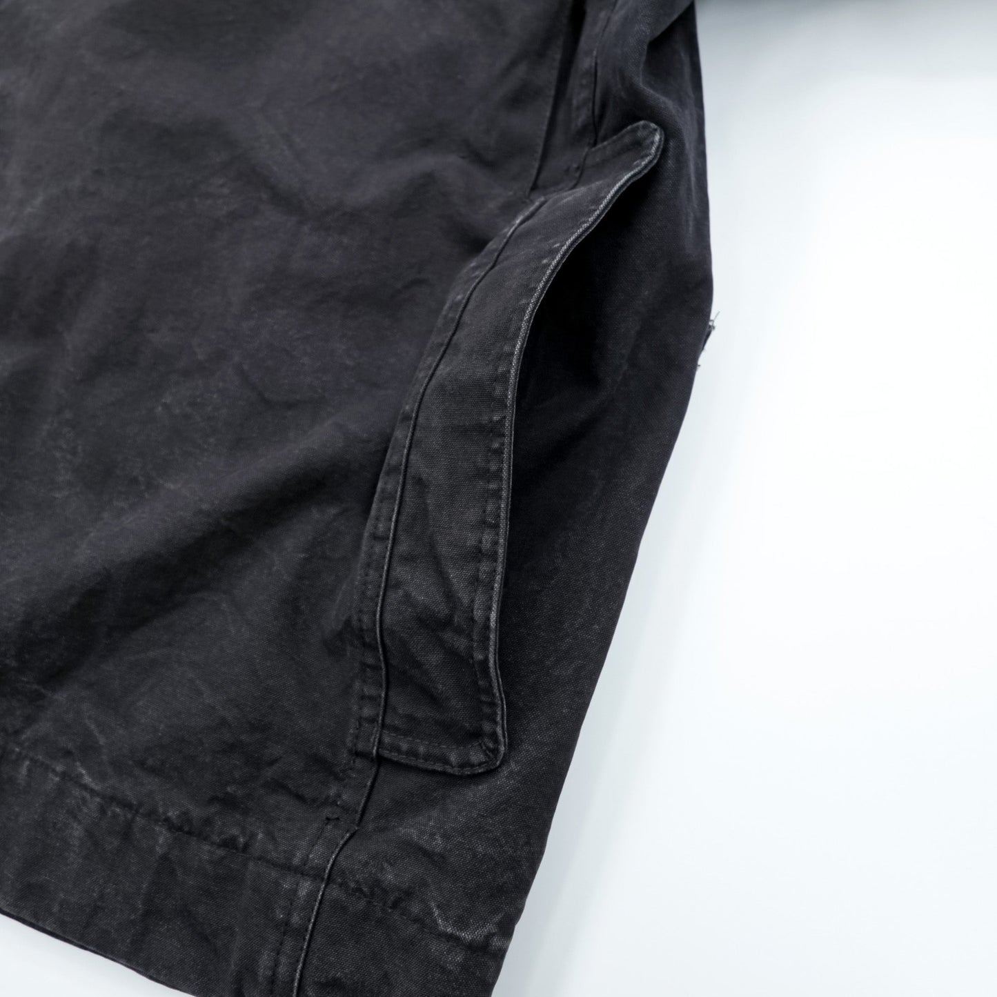 ENGINEERED GARMENTS ハンティングジャケット フィールドジャケット S ブラック 襟コーデュロイ チェンジボタン チンストラップ USA製