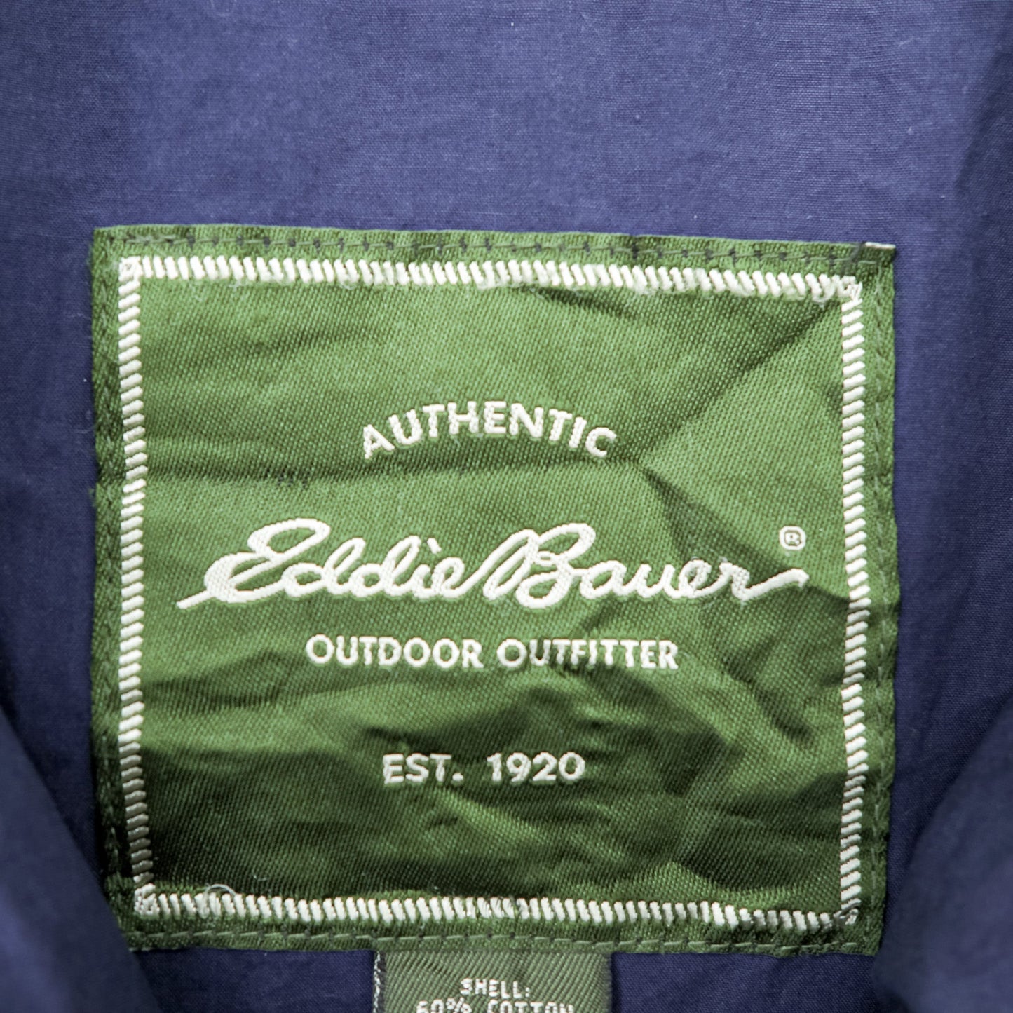 Eddie Bauer 90年代 スウィングトップ ハリントンジャケット L ベージュ コットン ナイロン