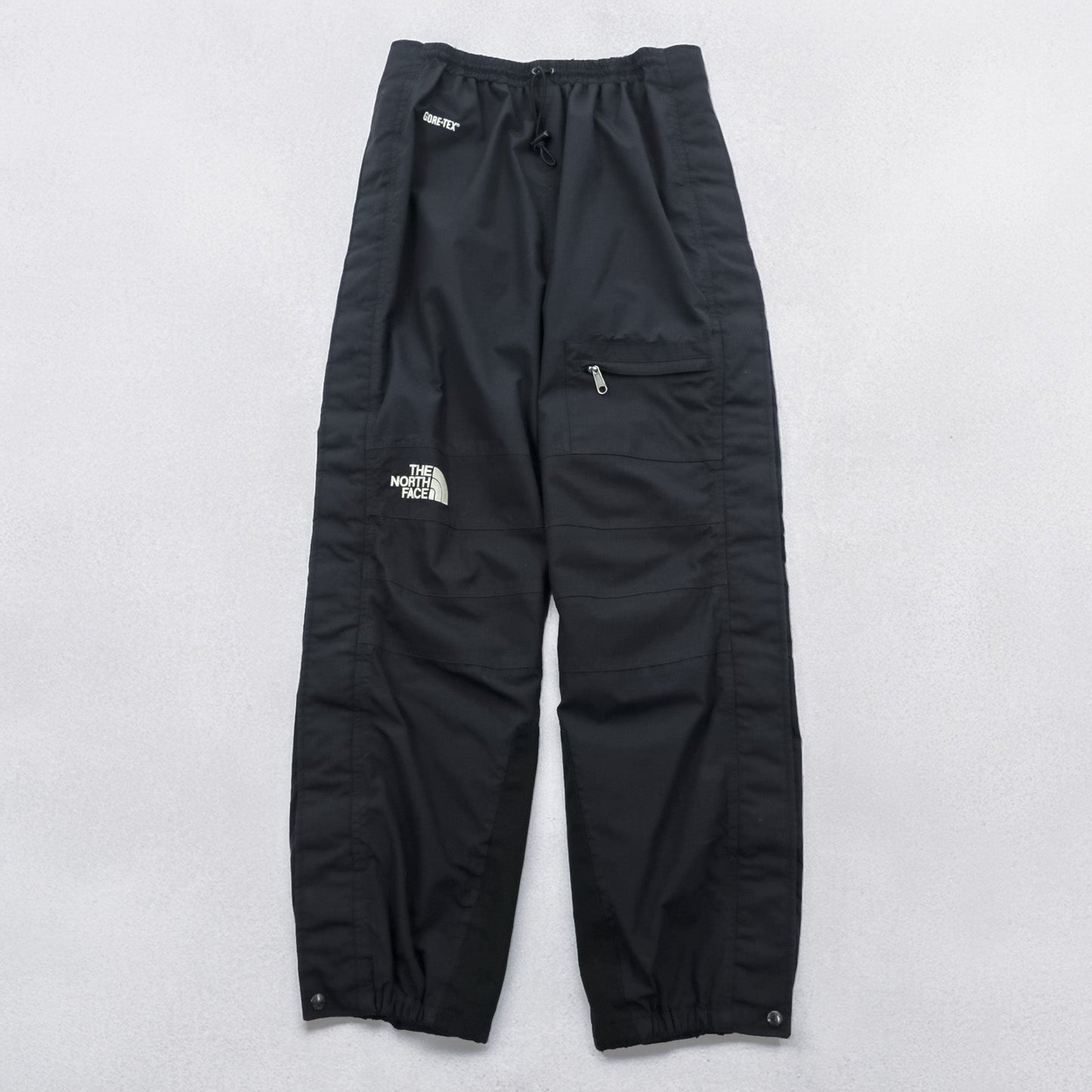 THE NORTH FACE ゴアテックス GORE-TEX シェル アウトドア マウンテンパンツ レインパンツ M ブラック 防水 ドローコード 裾ジップ スリット 86013