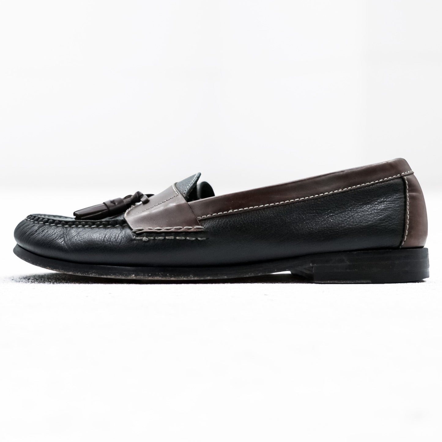 Cole Haan フリンジ タッセルローファー 28cm ブラウン ブラック レザー 本革 02997