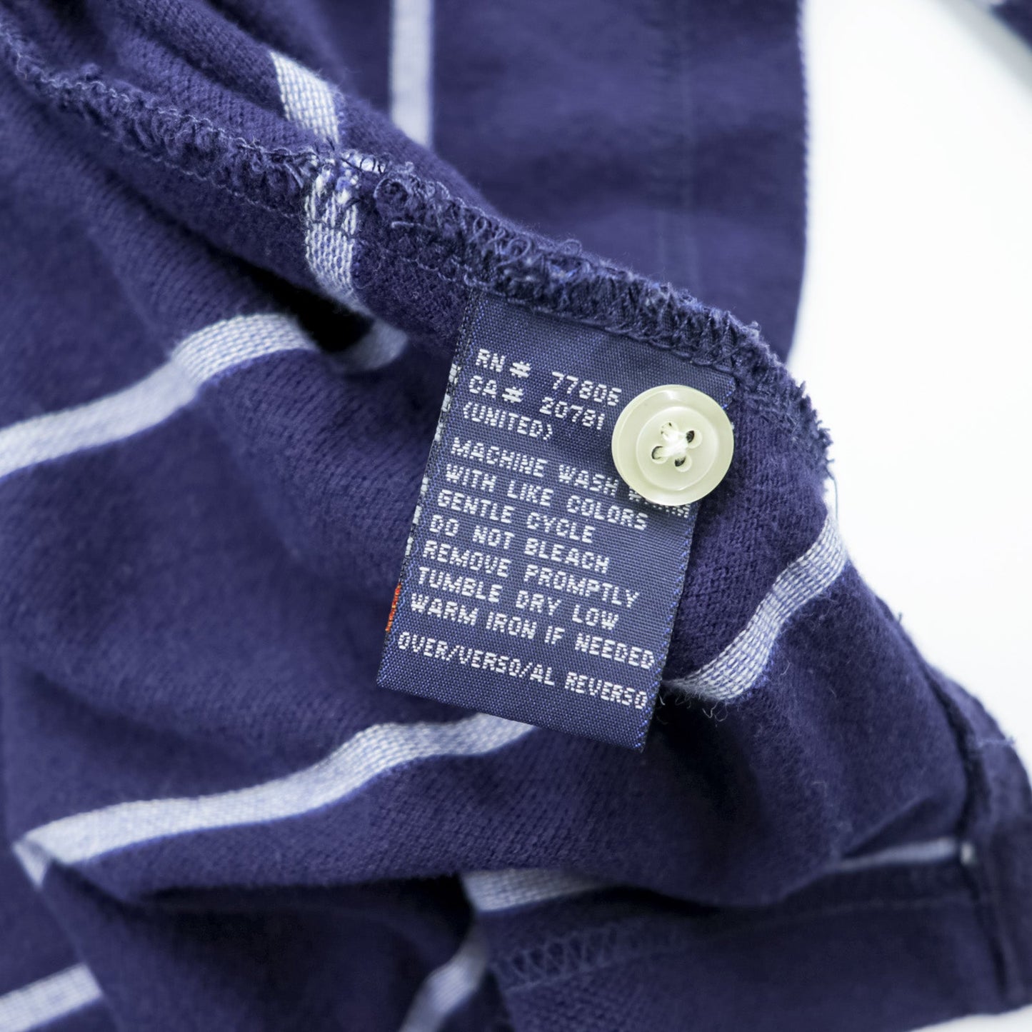 TOMMY HILFIGER 90年代 USA製 ラガーシャツ 長袖 ポロシャツ 2XL ボーダー ネイビー コットン ビッグサイズ