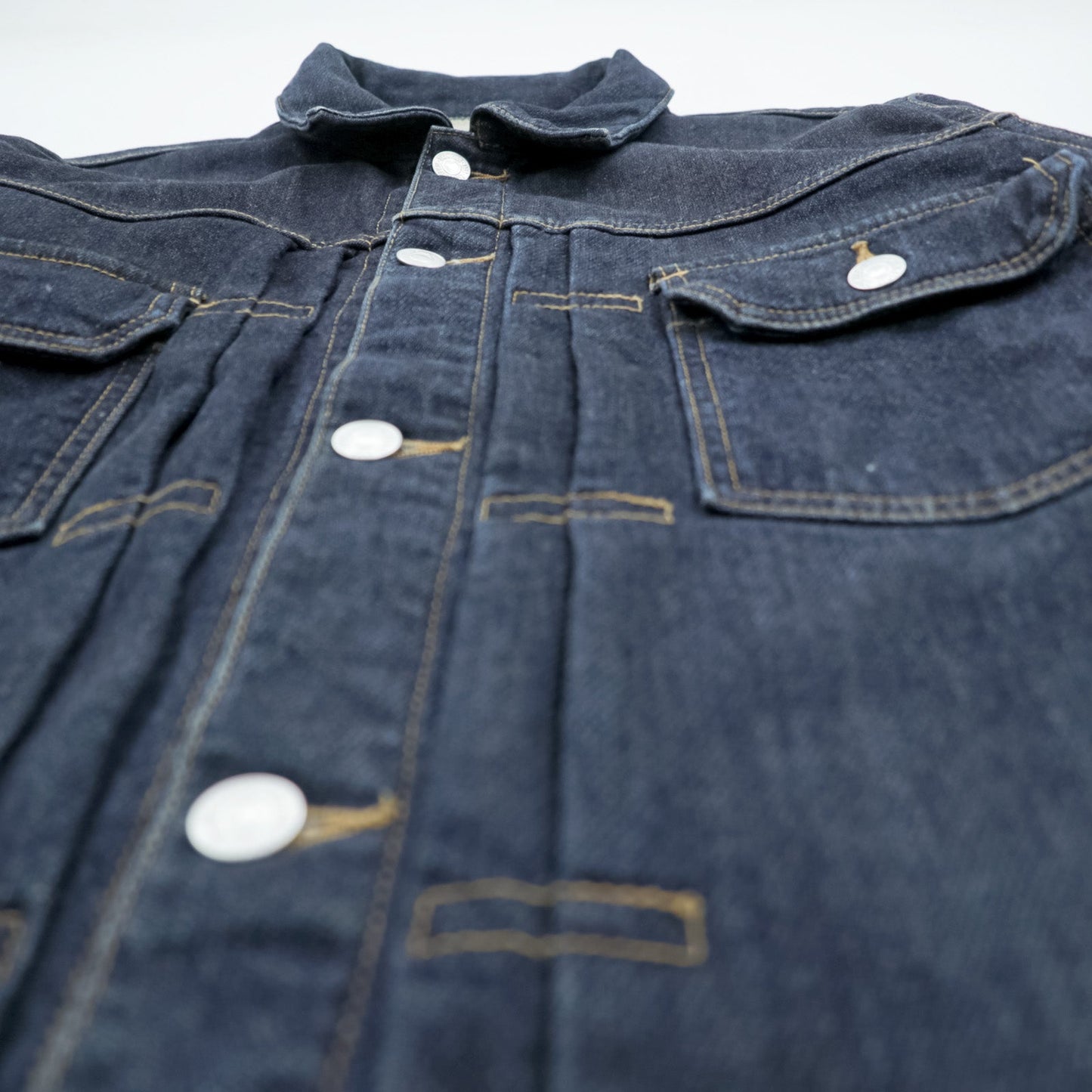 snow peak 日本製 2ndタイプ デニムジャケット Gジャン S インディゴ 濃紺 JOURNAL STANDARD relume別注 JSR-JK-16AU003