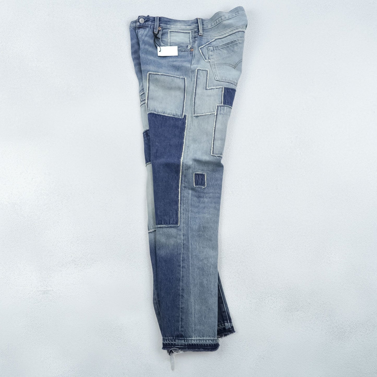 LEVI'S MADE&CRAFTED 80's 501 HAIGHT ビッグE セルヴィッチ デニムパンツ ジーンズ L パッチワーク カットオフ 未使用品 A2231-0009