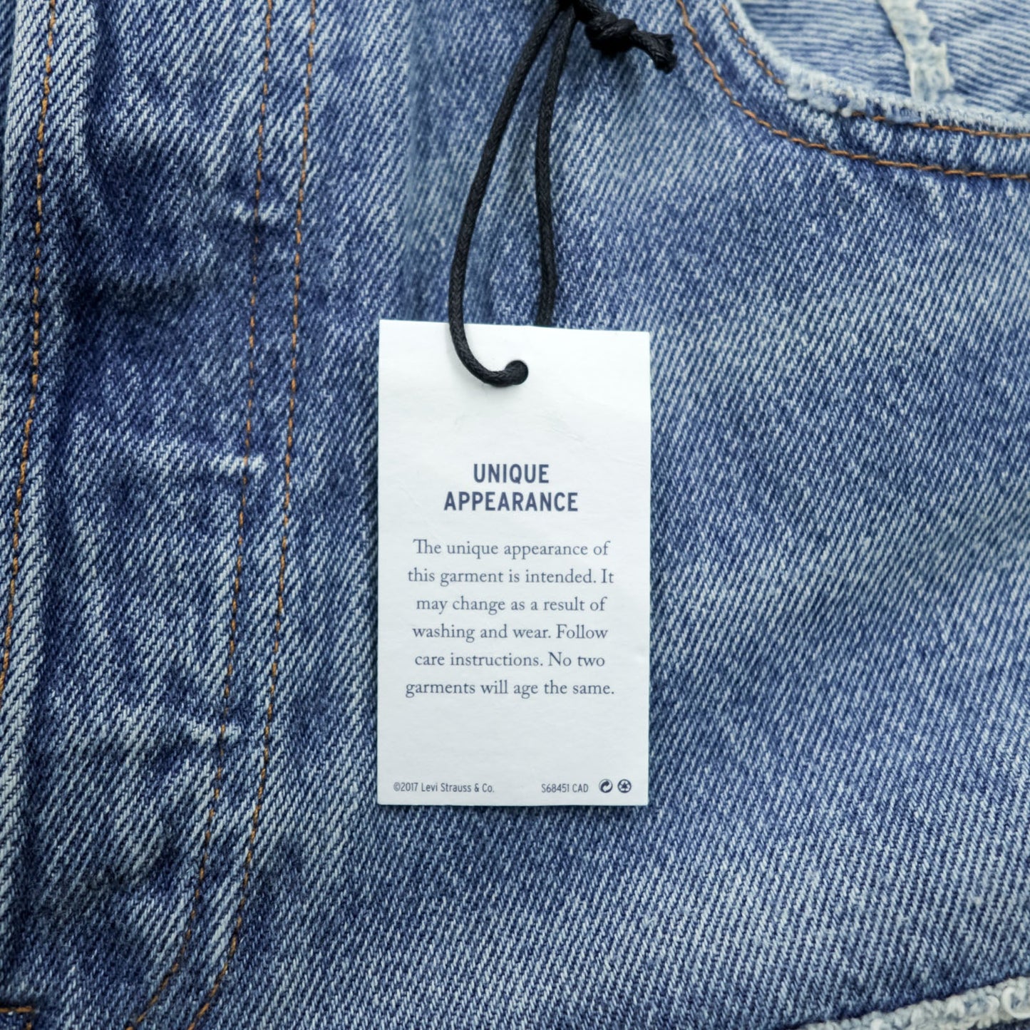 LEVI'S MADE&CRAFTED 80's 501 HAIGHT ビッグE セルヴィッチ デニムパンツ ジーンズ L パッチワーク カットオフ 未使用品 A2231-0009