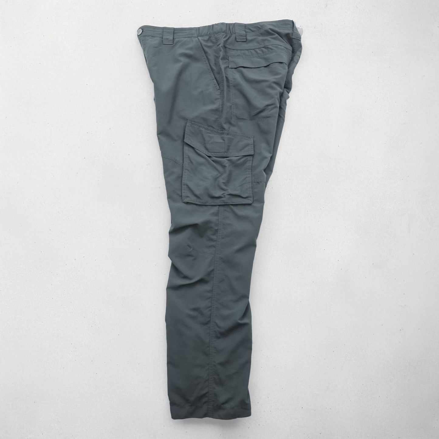 Columbia カーゴパンツ アウトドア パンツ L グレー 防水 リップストップ ナイロン Hiking Kestrel Trail Cargo Pants OMNI-SHADE SUN PROTECTION XM0104