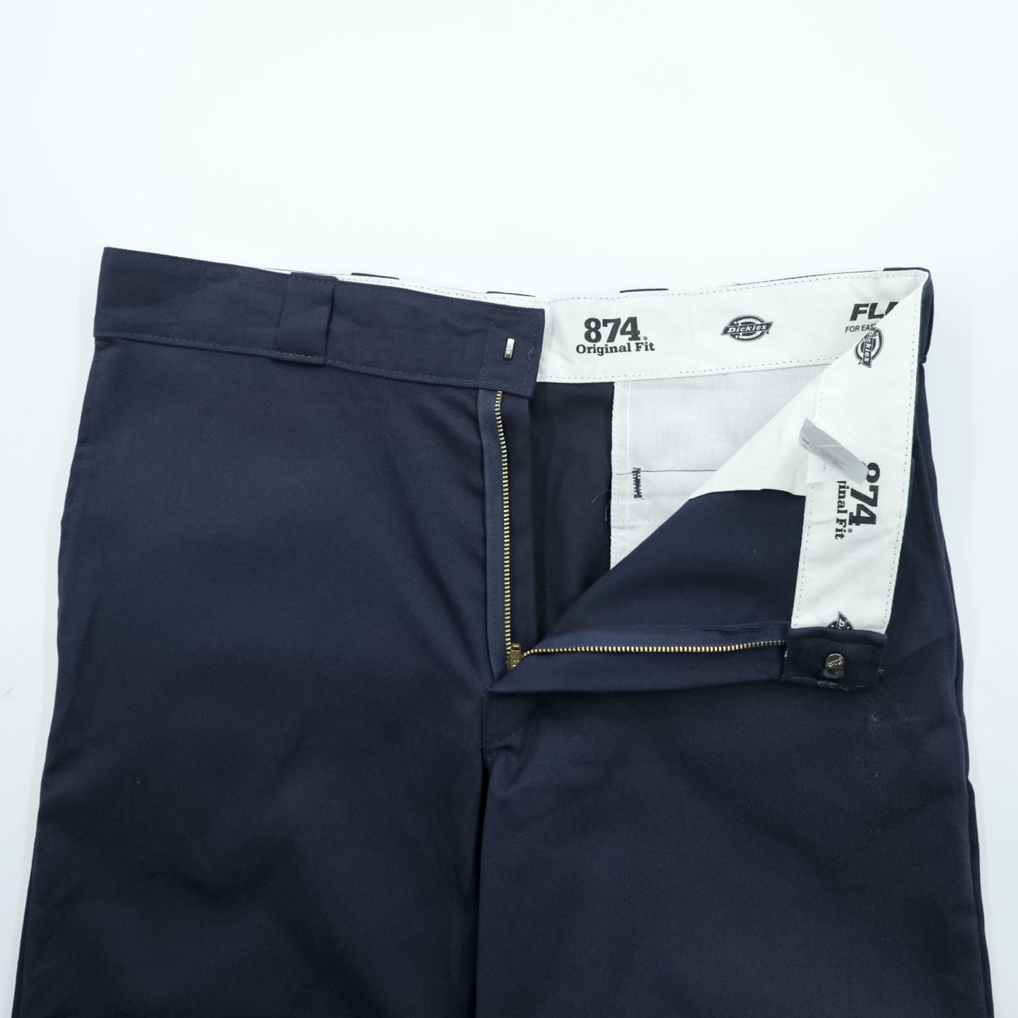 Dickies 874 ORIGINAL FIT チノパンツ ワークパンツ L ネイビー FLEX 11874DN
