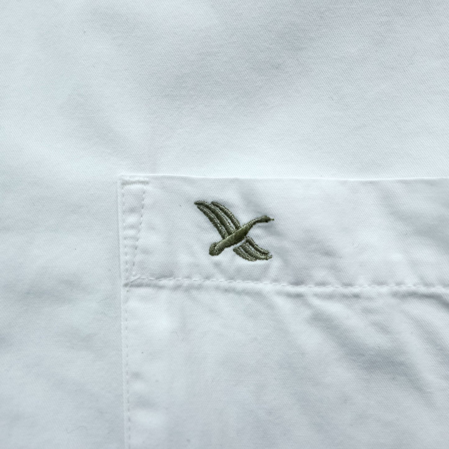 Eddie Bauer オックスフォード ボタンダウンシャツ XL ホワイト 胸ポケット コットン